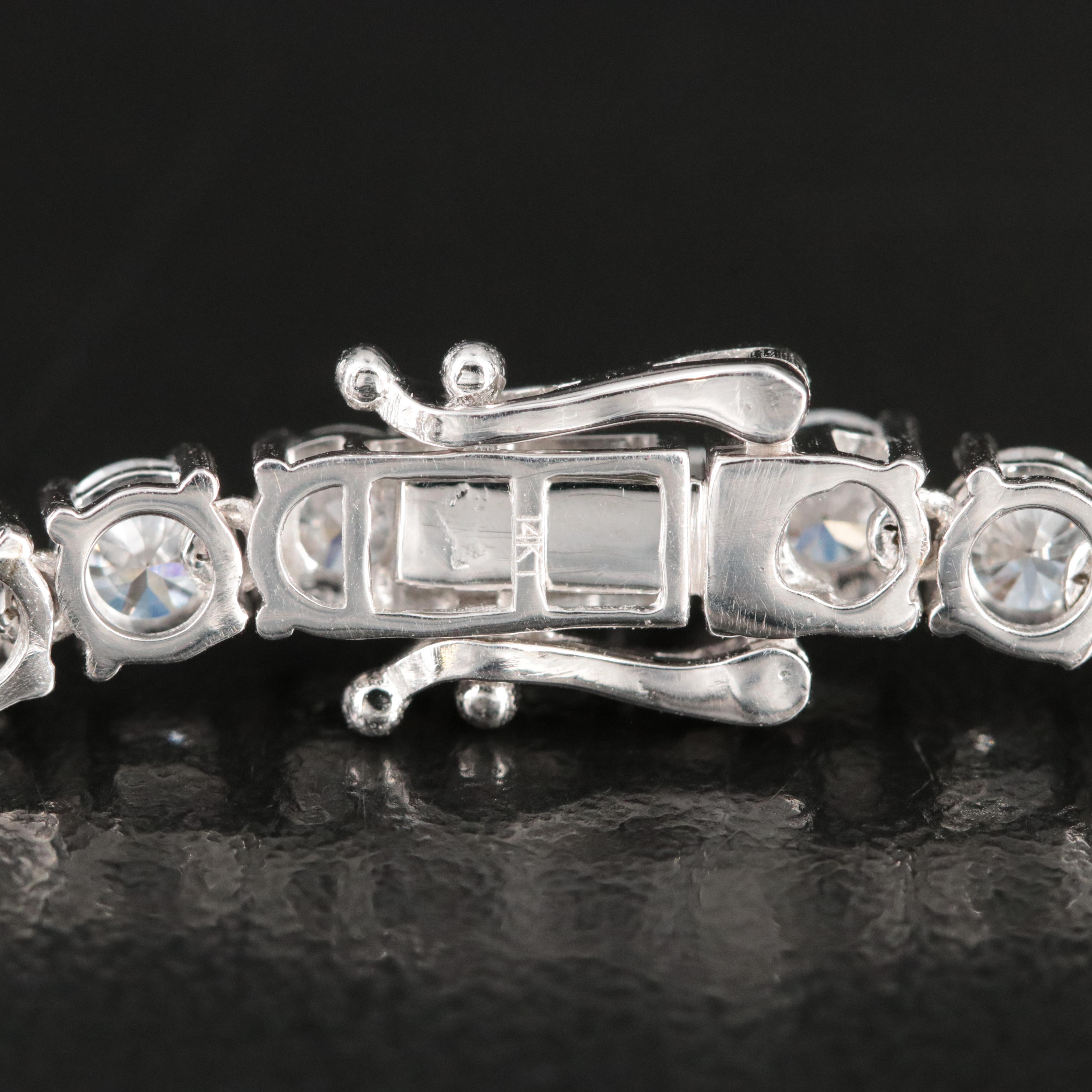 14K 10.03 CTW Lab Grown Diamond Line Bracelet