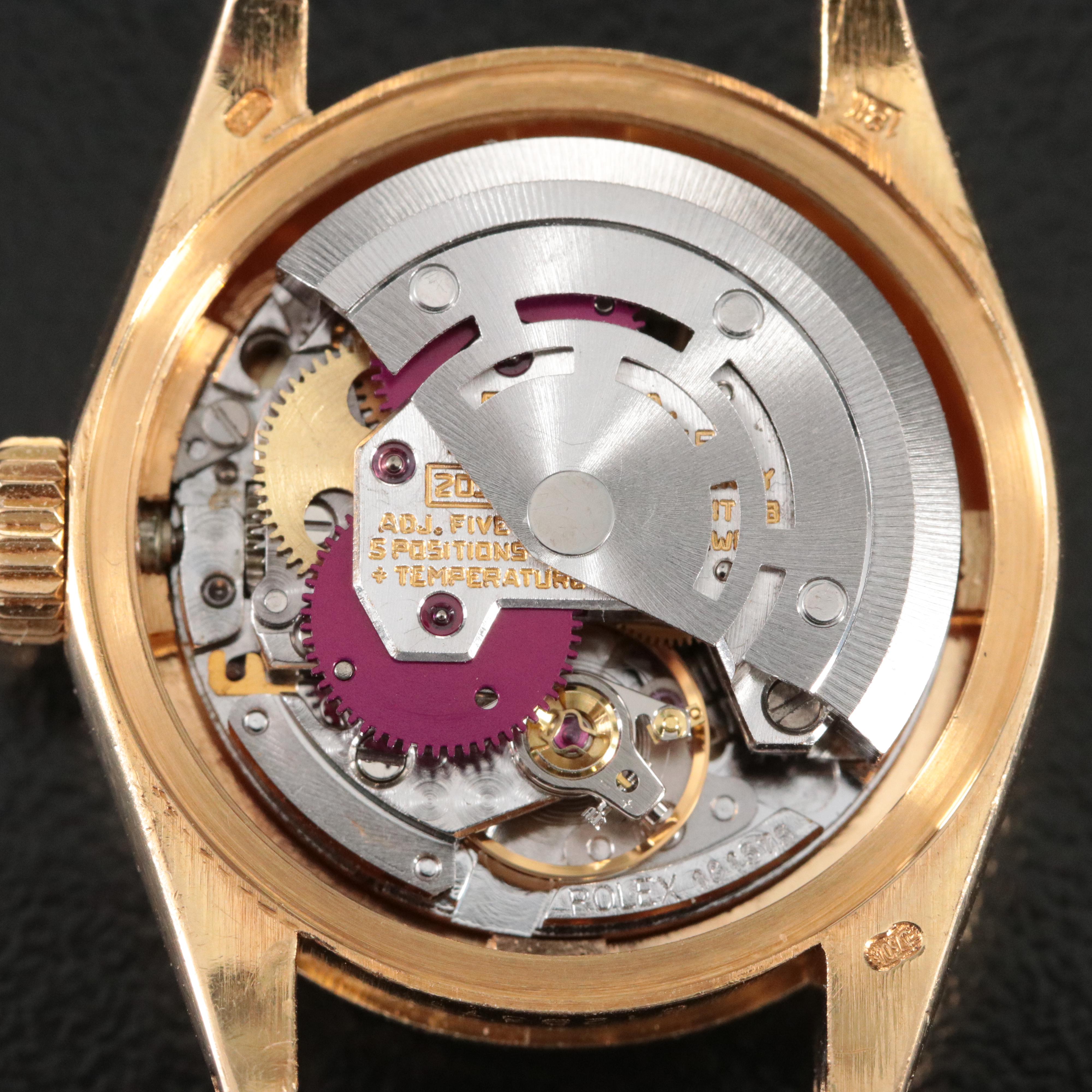 1979 Rolex 18K Oyster Perpetual Datejust Watch