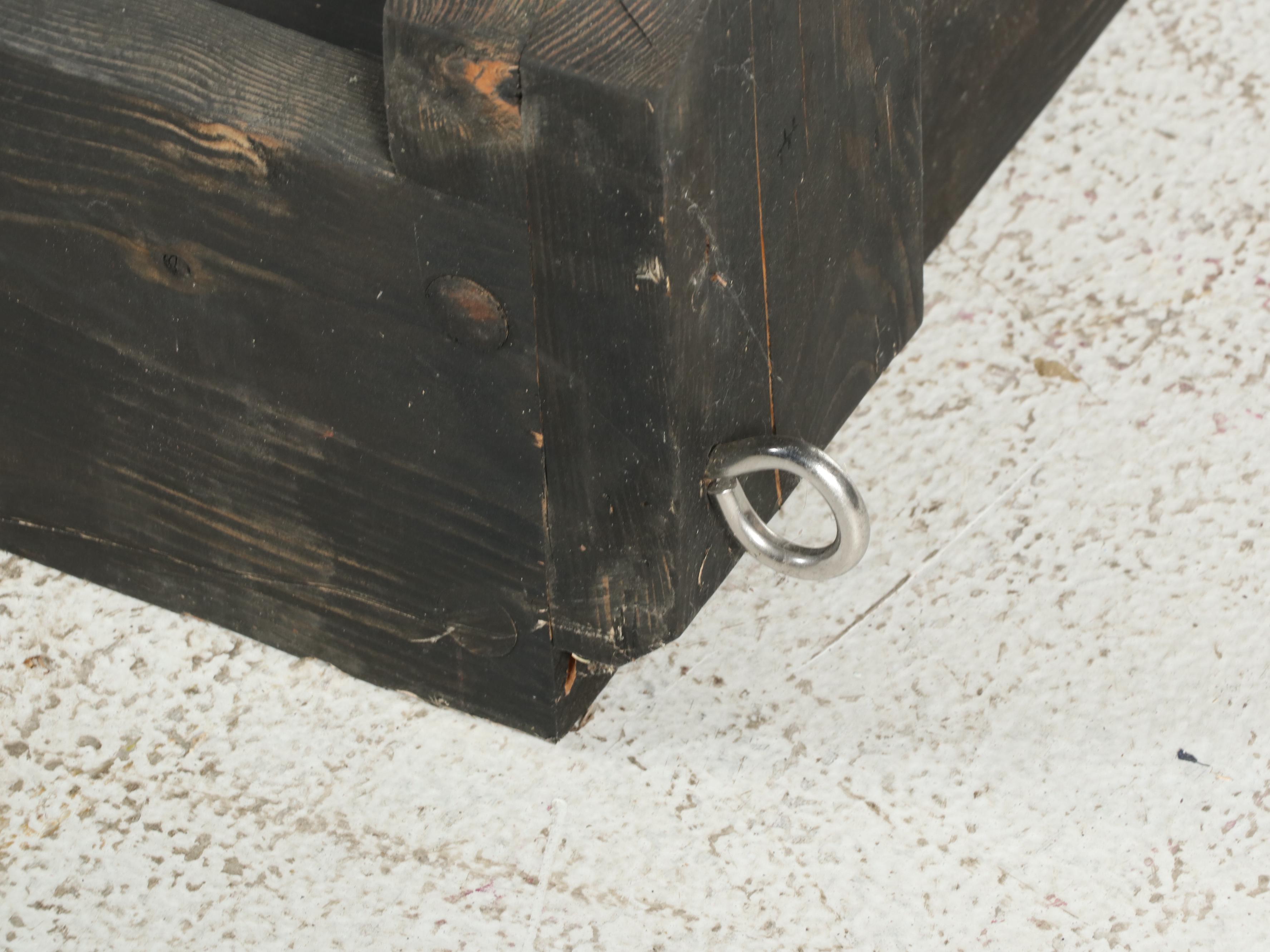 Wooden Slat Patio Daybed with Twin Mattress Covers & Matching Bolster Cushions