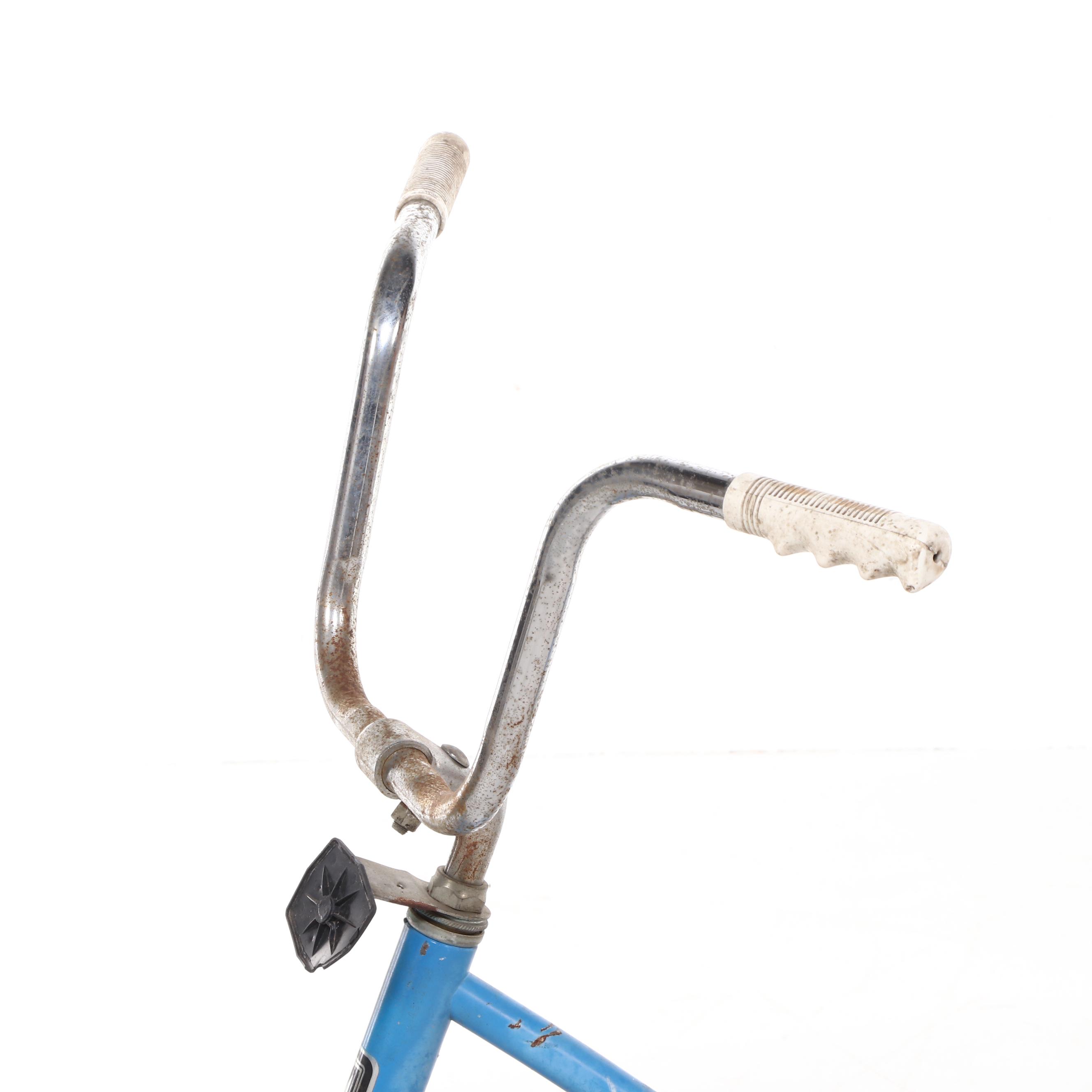 Child's Murray Banana Seat Bicycle in Blue and White, 1980s