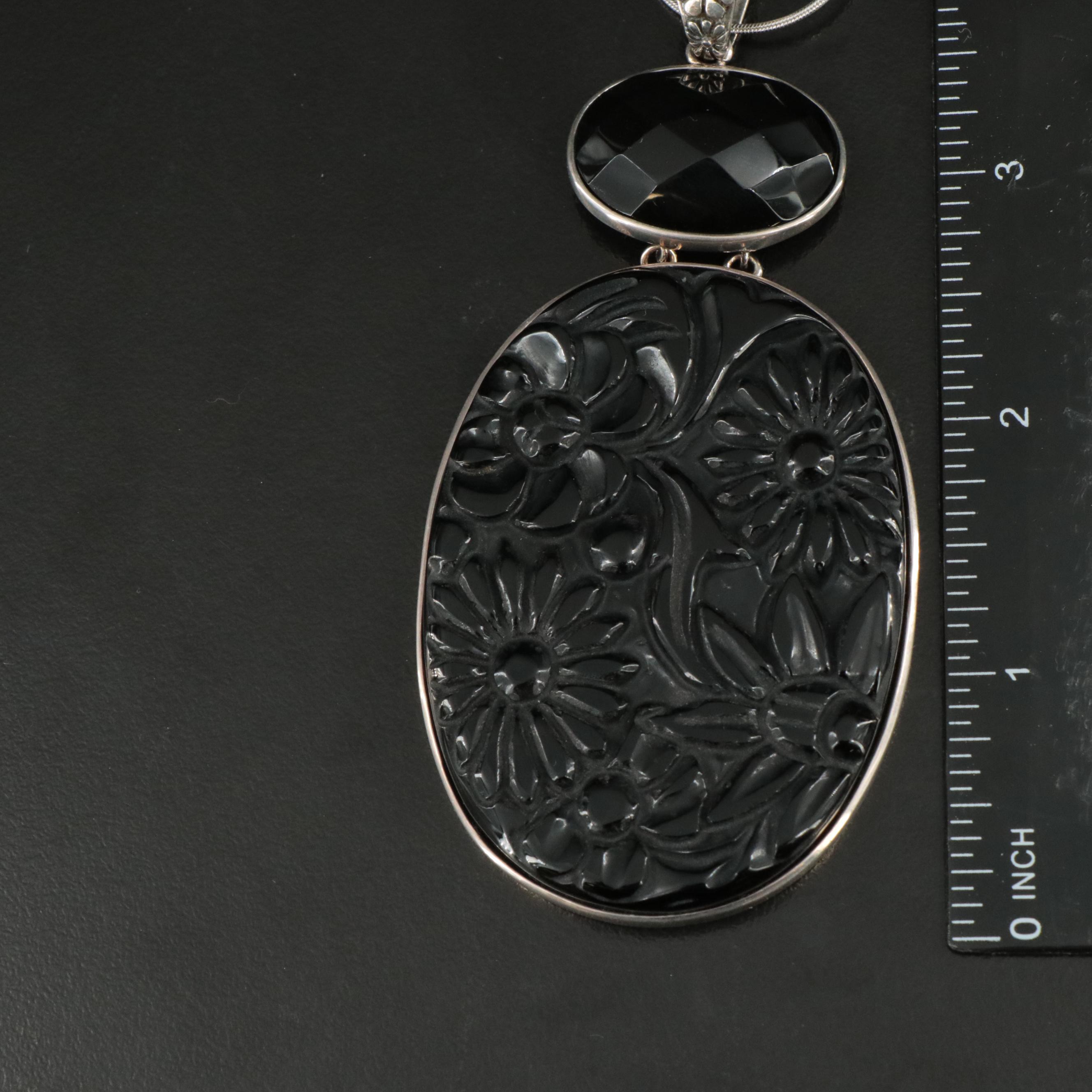 Necklace Collection Featuring Mother of Pearl, Ammonite, and Sterling