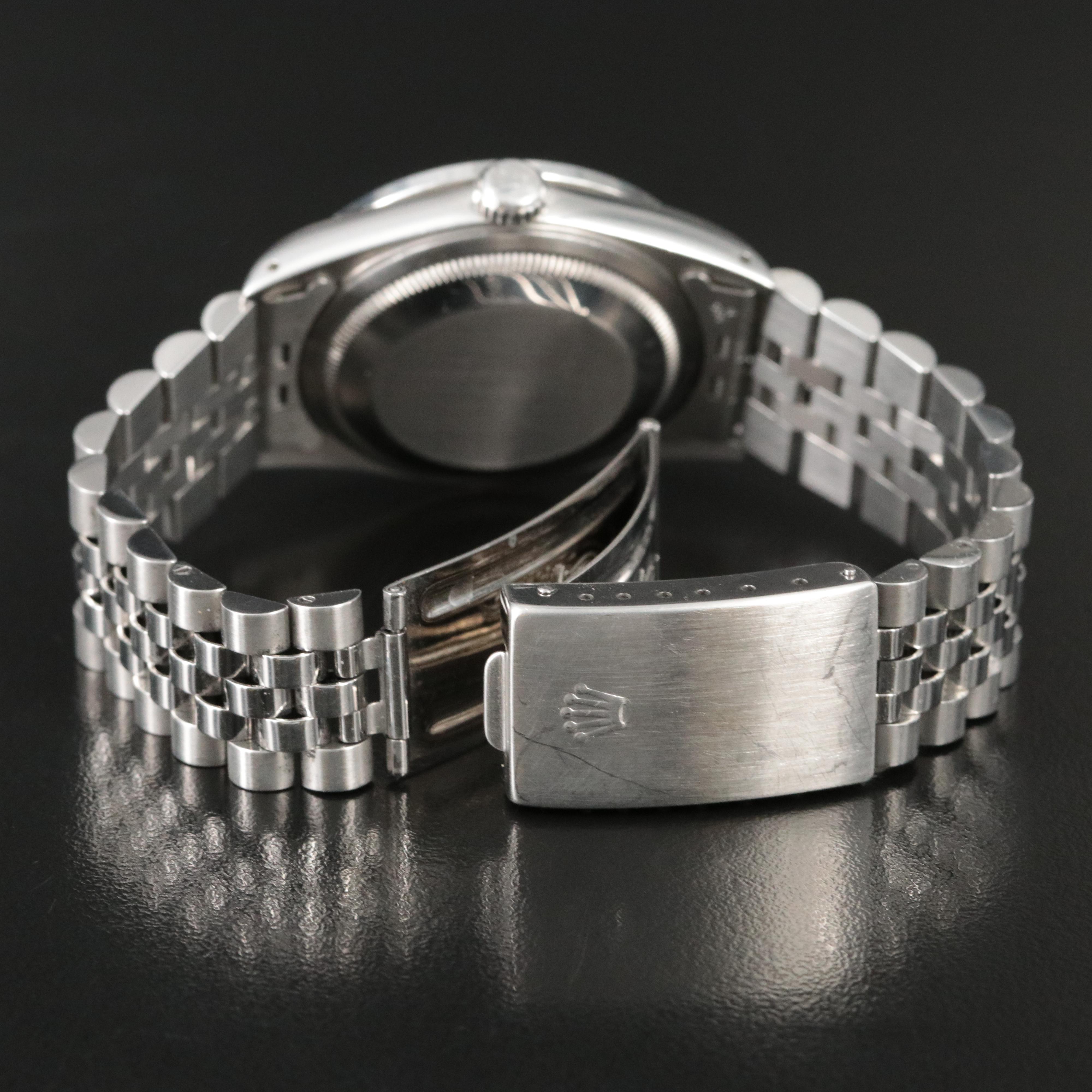 1987 - 1988 Rolex Custom Diamond Dial and Bezel Datejust Watch