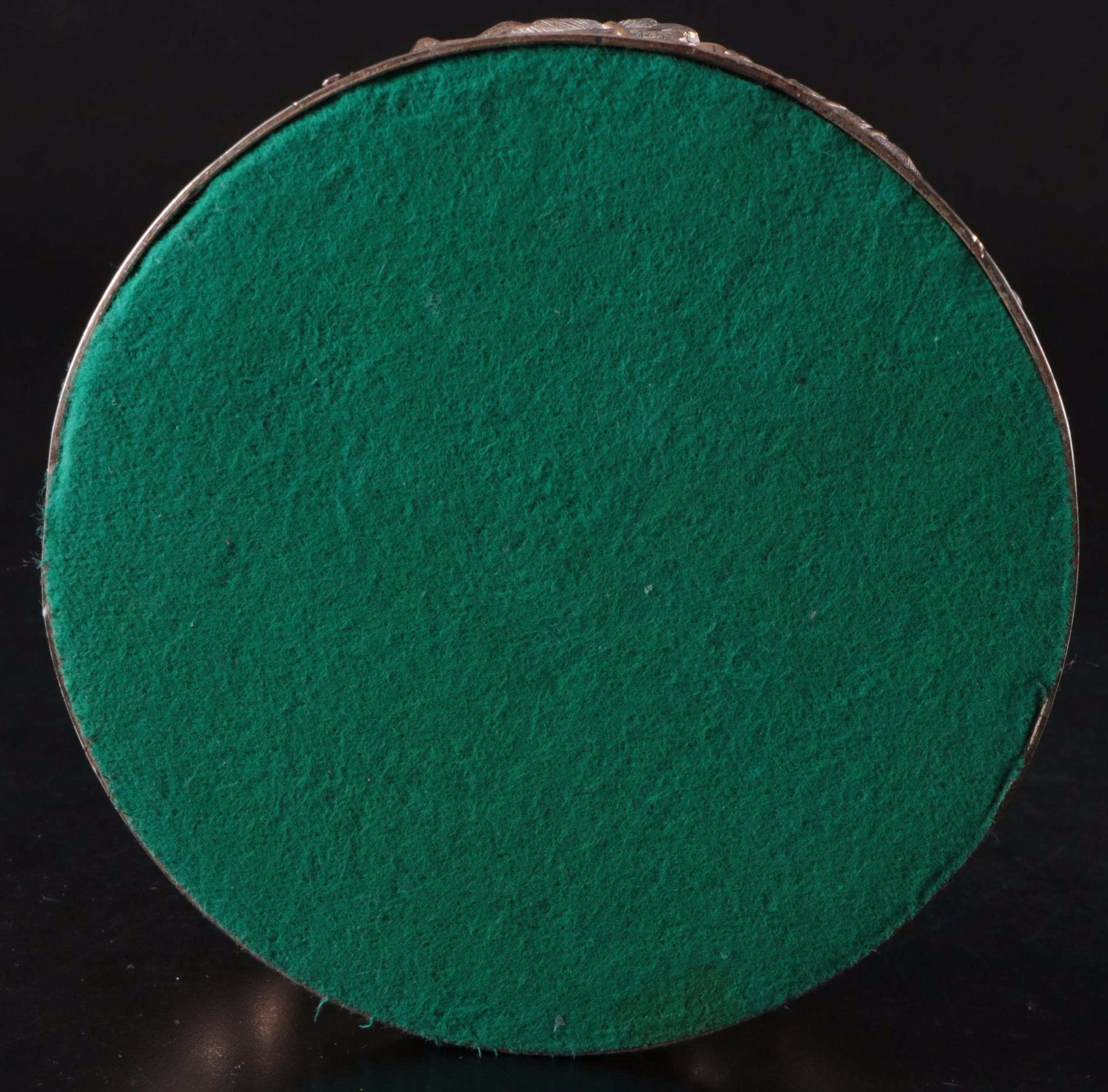 Poole with Other Silver Plate Wine Coasters and Dishes