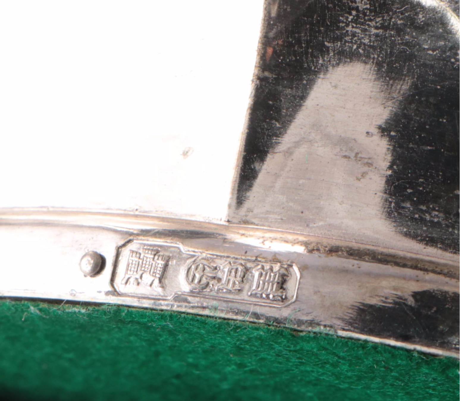 Poole with Other Silver Plate Wine Coasters and Dishes