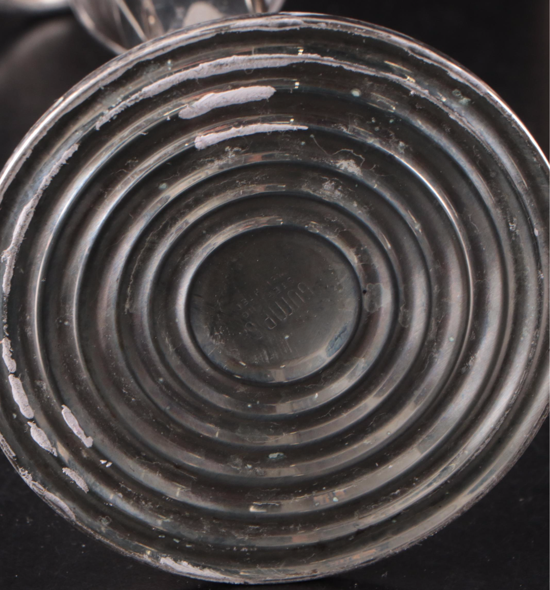 Gumps Gadrooning Pattern Sterling Silver Candelabra with More