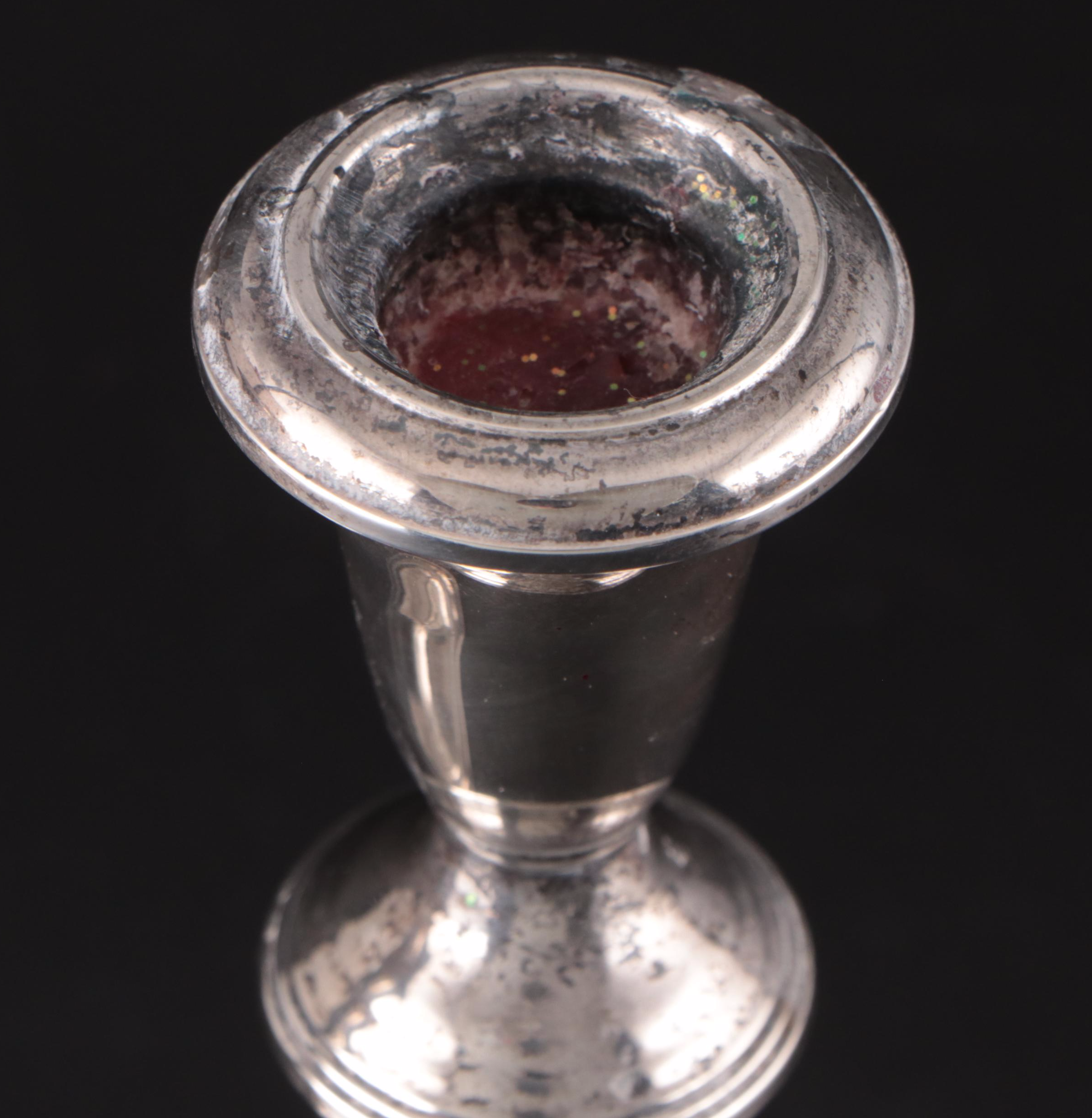 Gumps Gadrooning Pattern Sterling Silver Candelabra with More