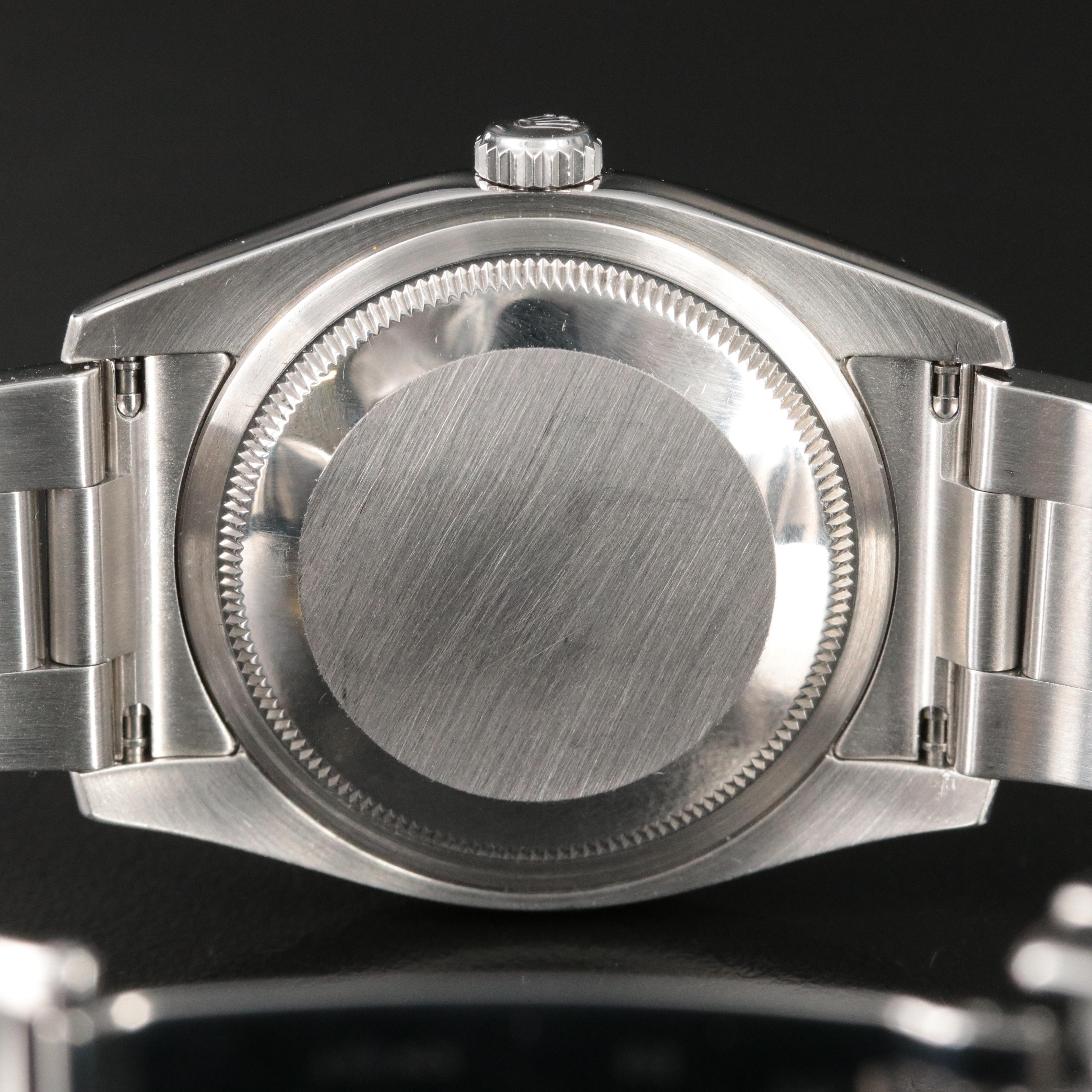 Rolex Datejust Roman Salmon Dial Stainless Steel Watch