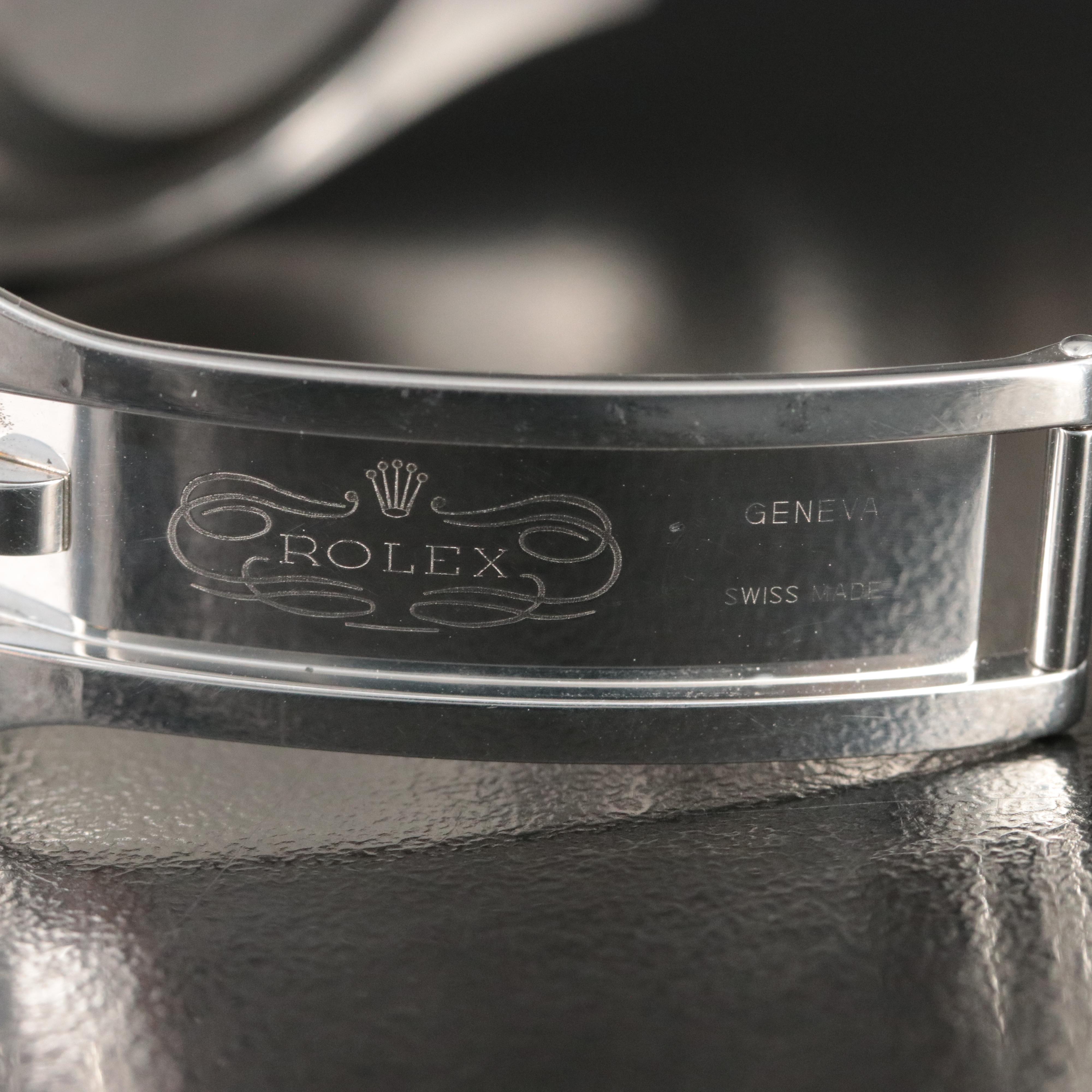 Rolex Datejust Roman Salmon Dial Stainless Steel Watch