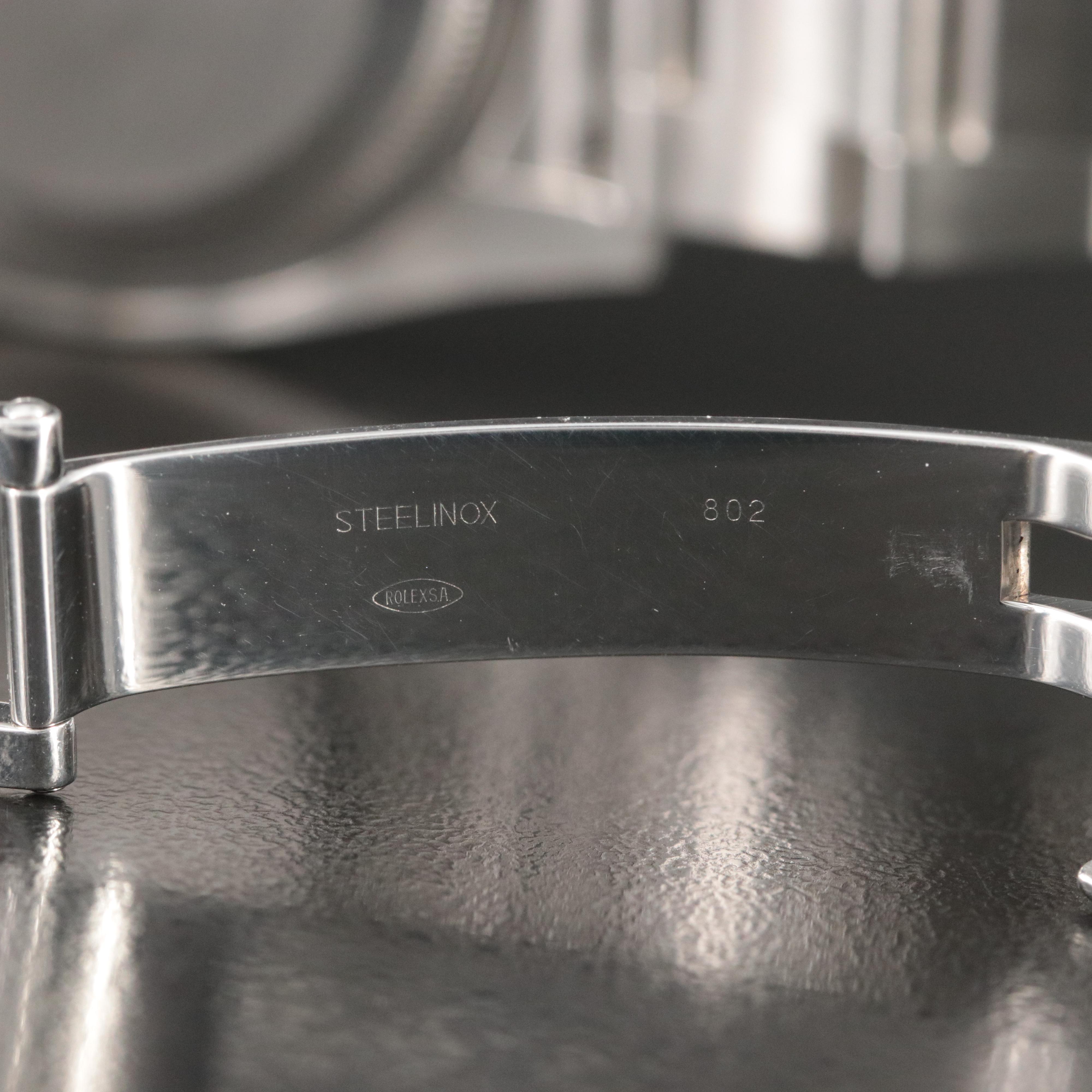 Rolex Datejust Roman Salmon Dial Stainless Steel Watch