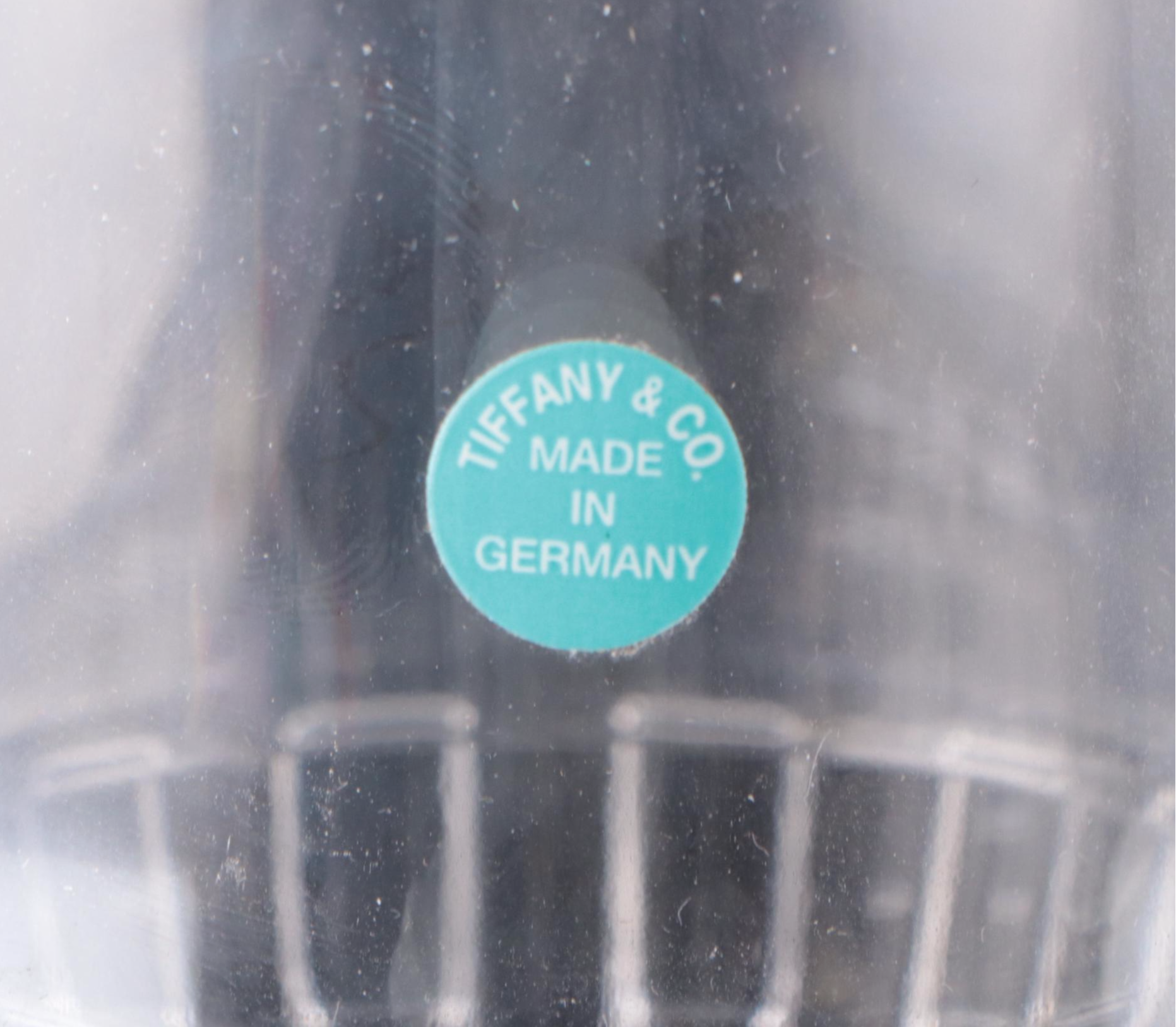 Tiffany & Co. "Atlas" Crystal Bedside Carafe and Tumbler