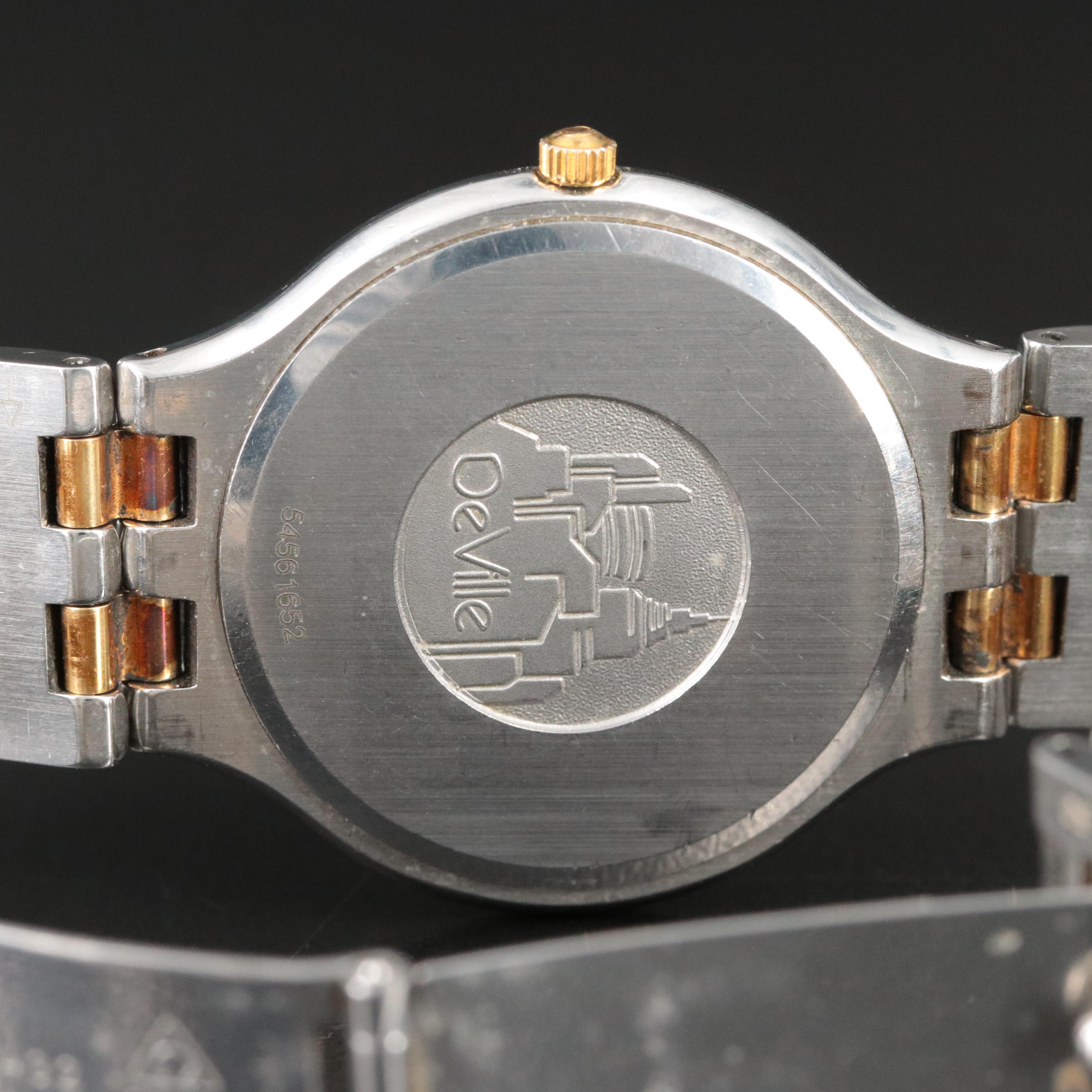 Omega De Ville 4230.23.00 18K Gold and Steel Quartz Watch