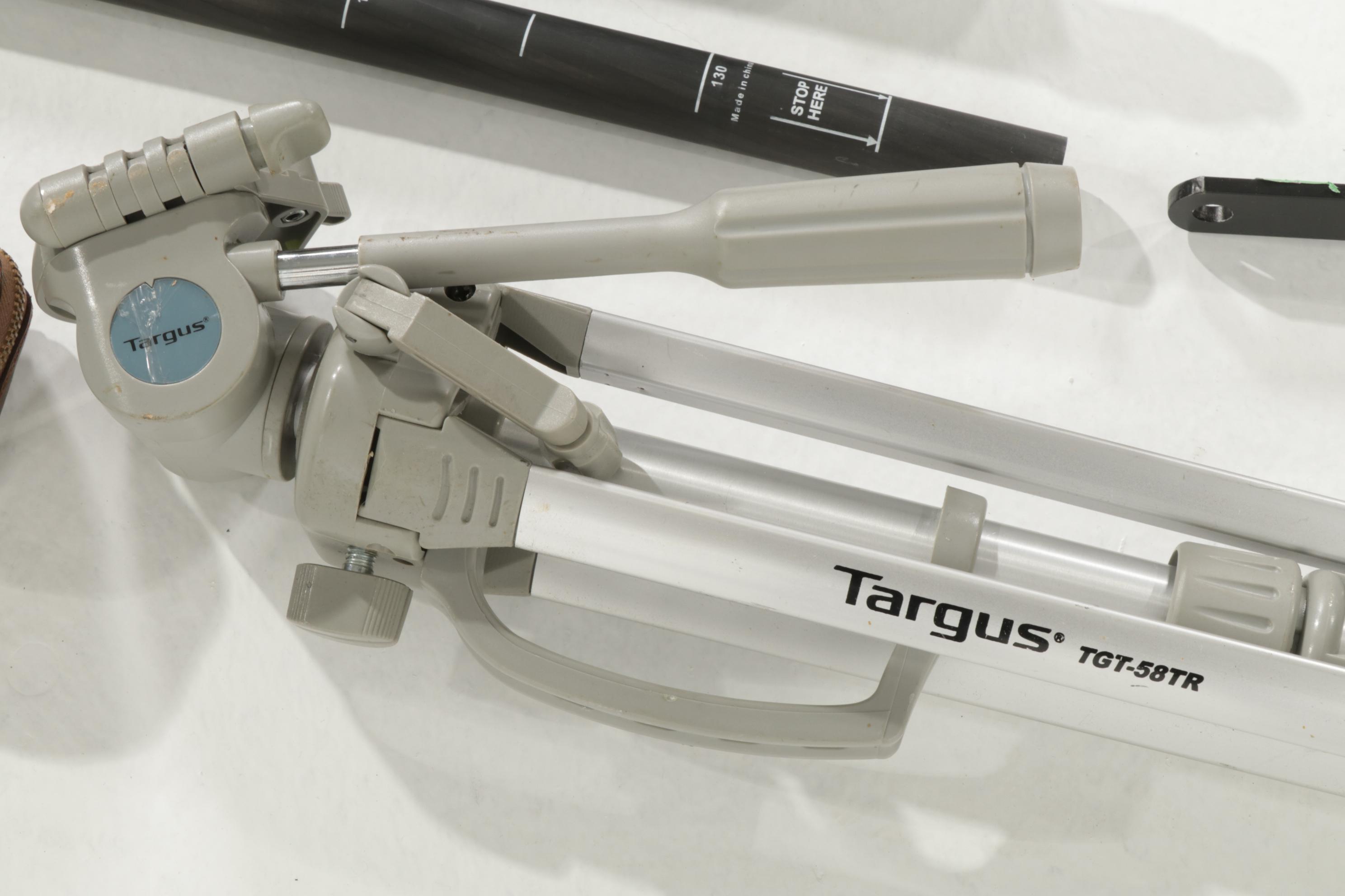 Camera Tripods, Monopod, and Carrying Cases