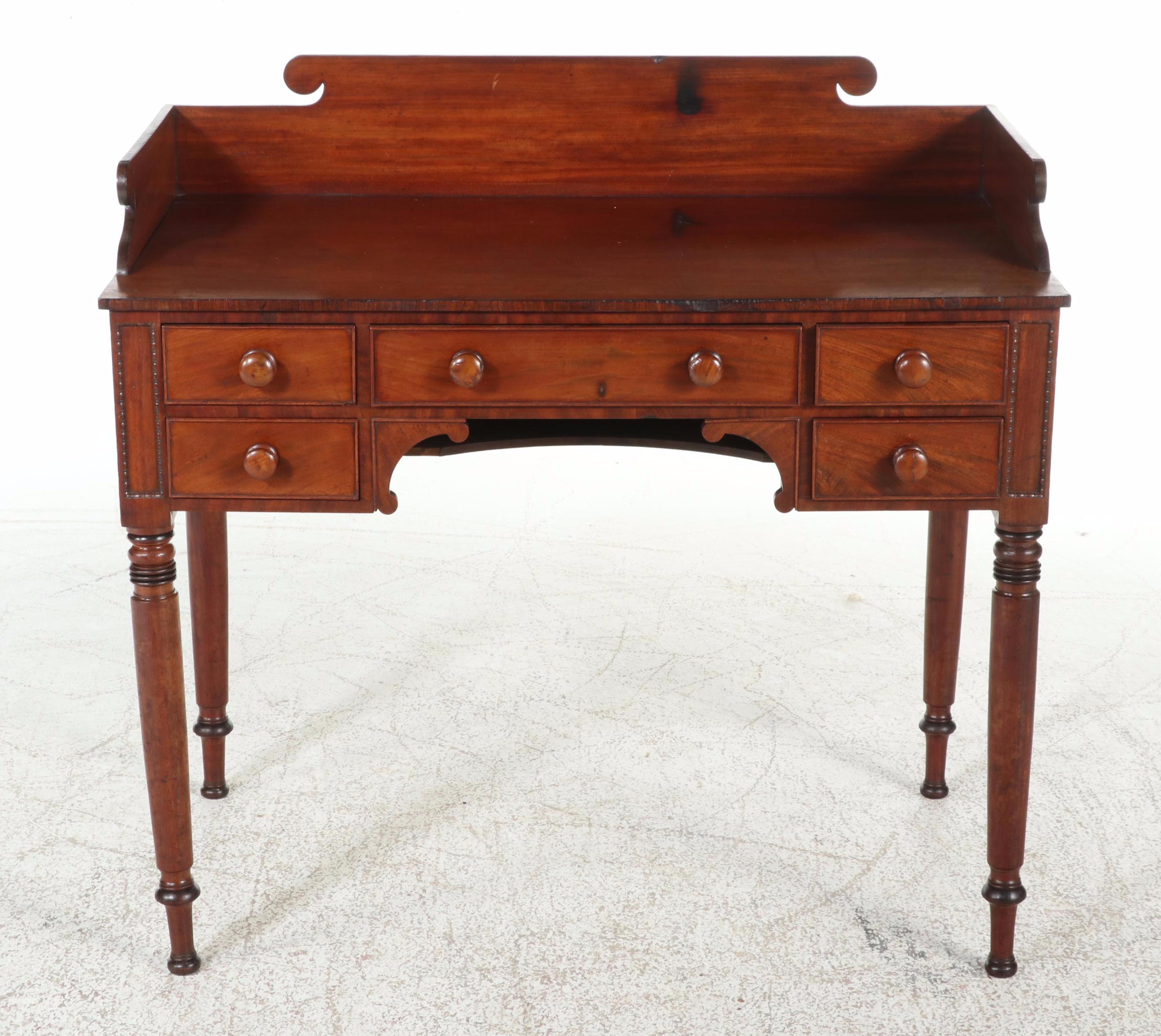 Regency Mahogany Dressing Table, Early 19th Century