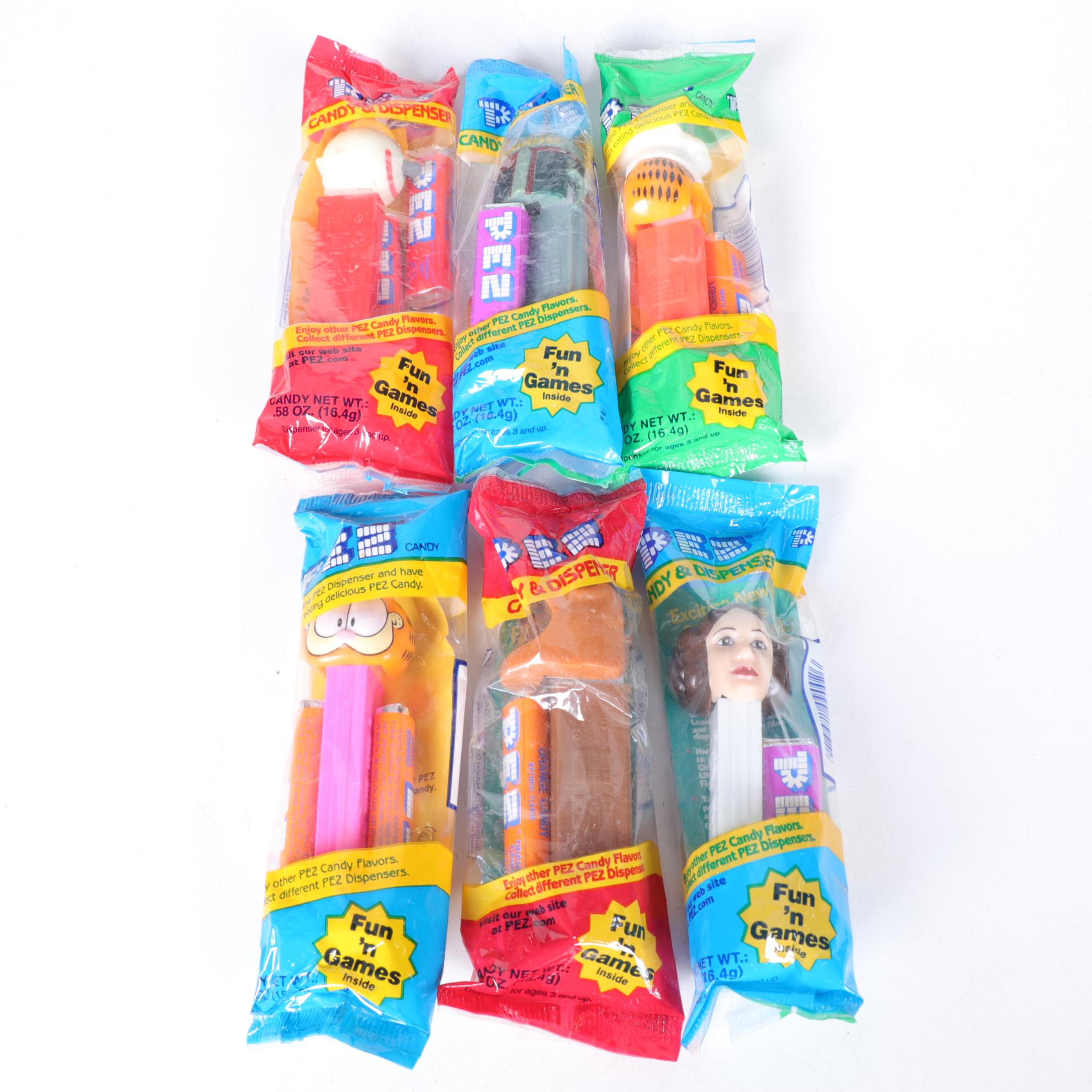 PEZ Dispenser Collection Featuring Star Wars, Flintstones, and More