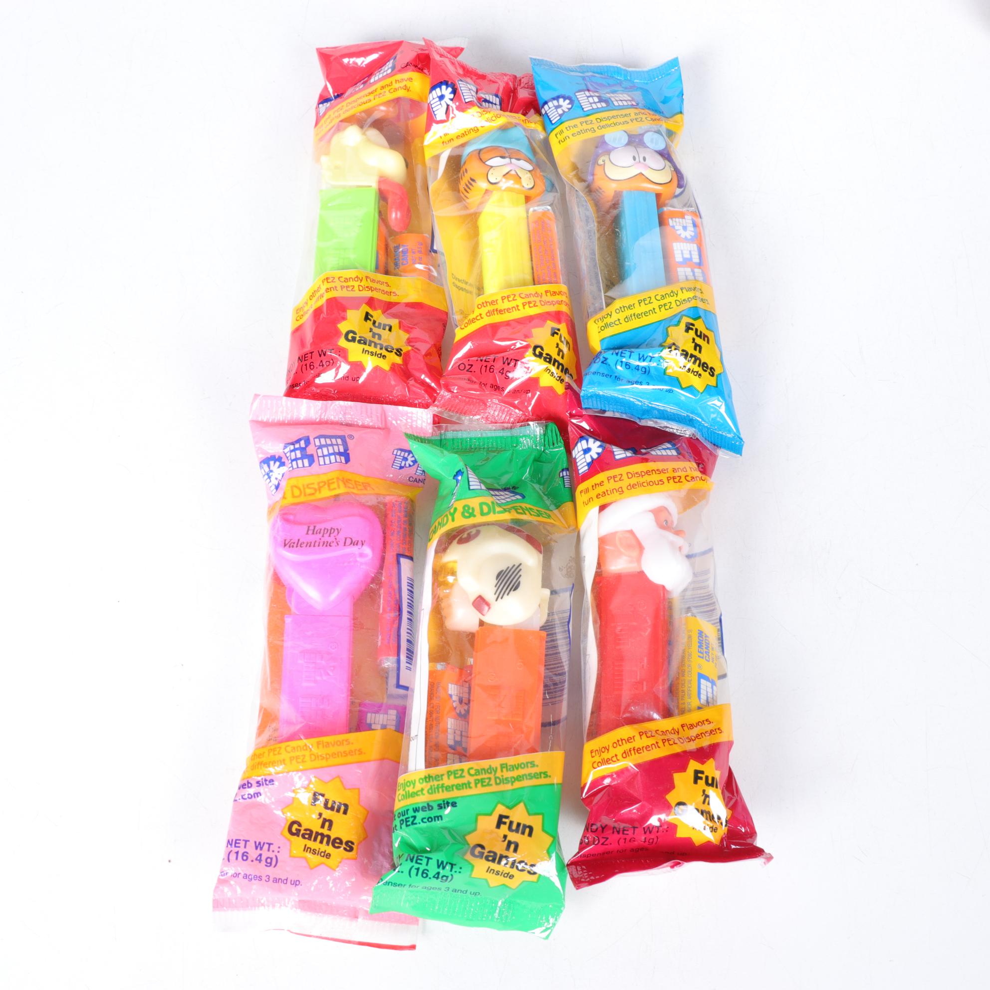 PEZ Dispenser Collection Featuring Star Wars, Flintstones, and More