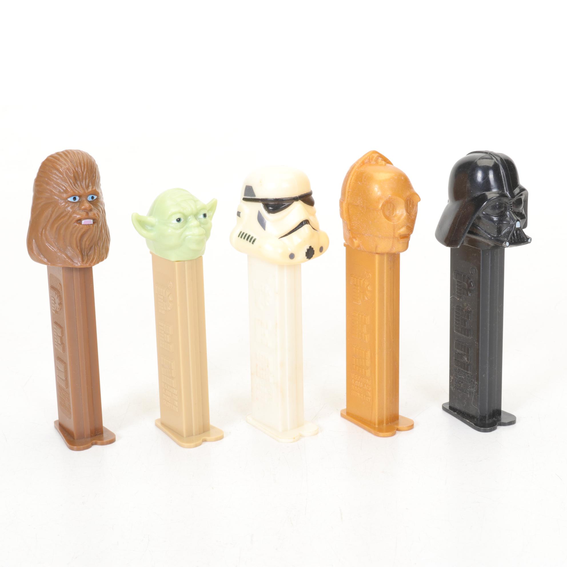PEZ Dispenser Collection Featuring Star Wars, Flintstones, and More