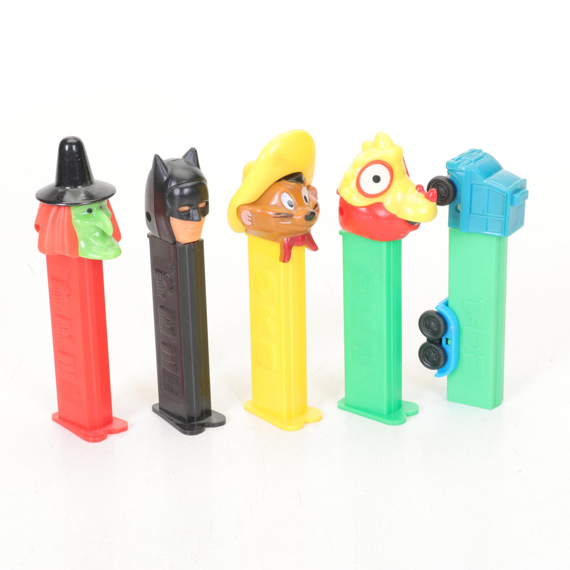 PEZ Dispenser Collection Featuring Star Wars, Flintstones, and More
