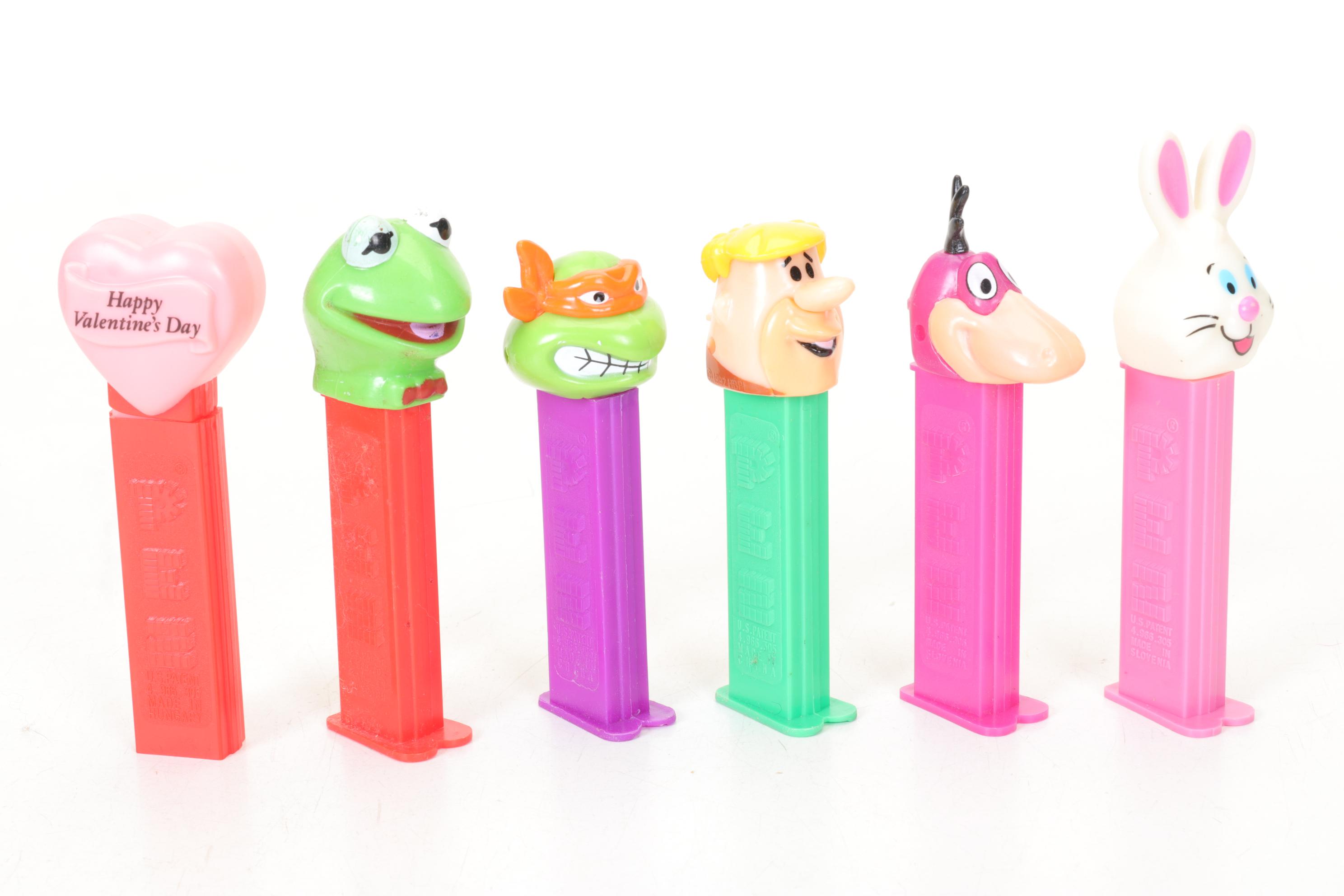 PEZ Dispenser Collection Featuring Star Wars, Flintstones, and More