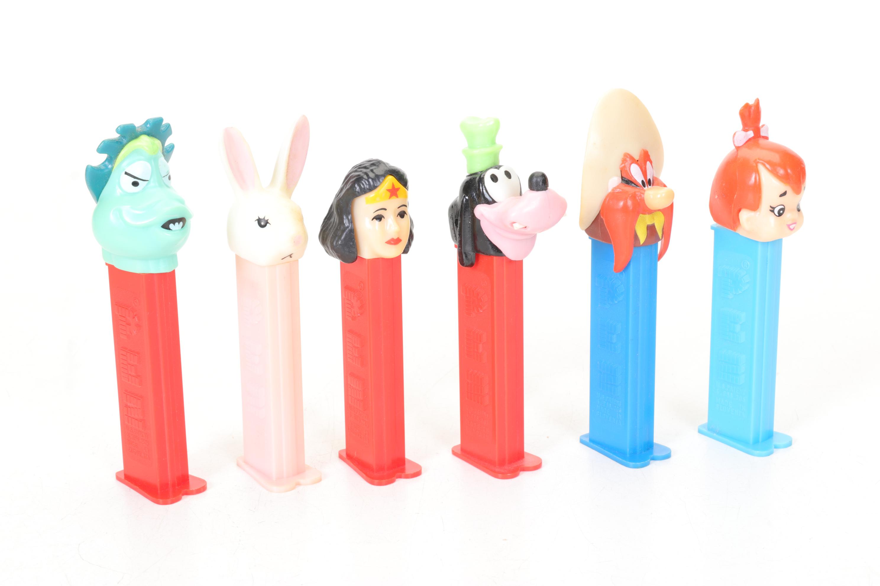 PEZ Dispenser Collection Featuring Star Wars, Flintstones, and More