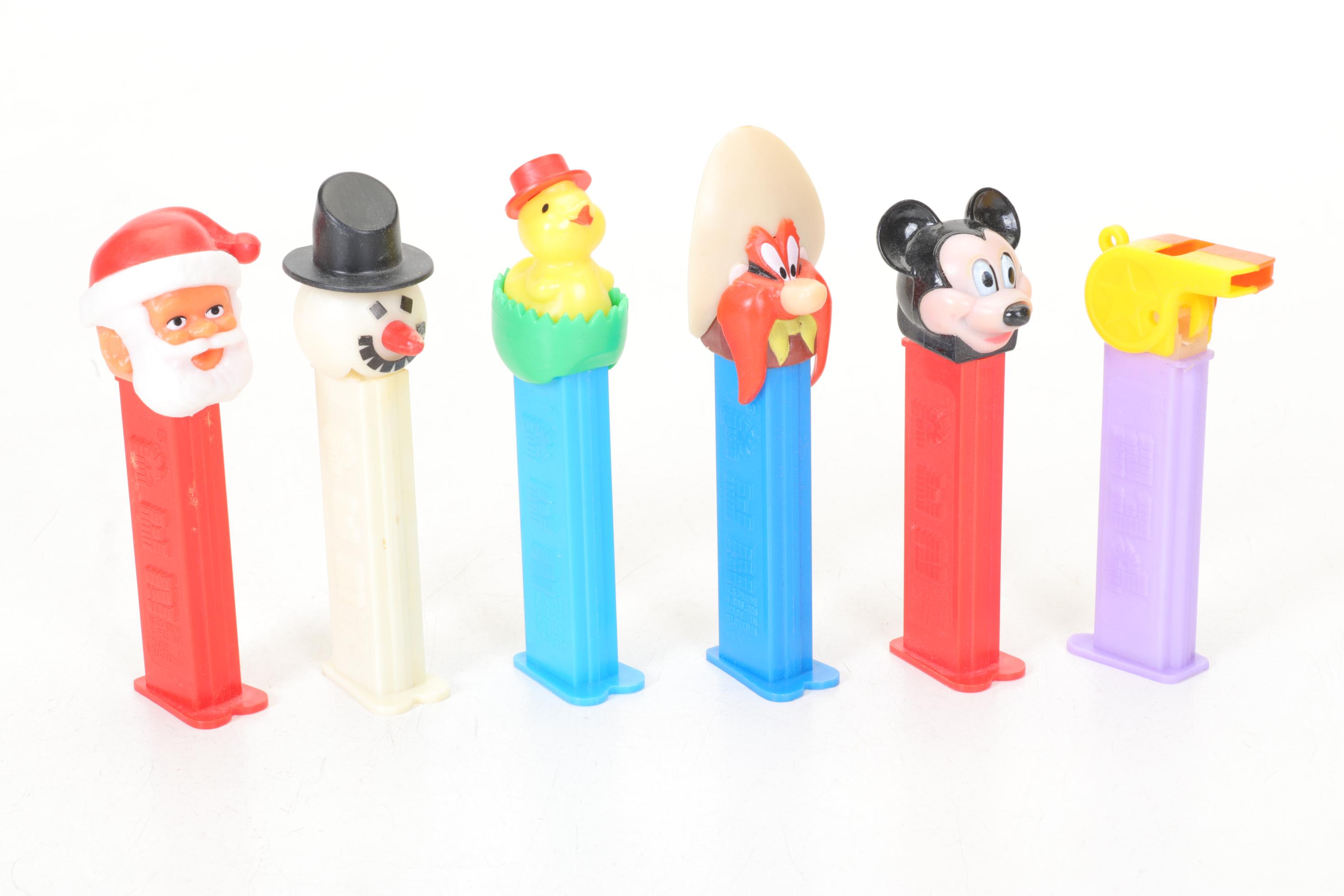 PEZ Dispenser Collection Featuring Star Wars, Flintstones, and More