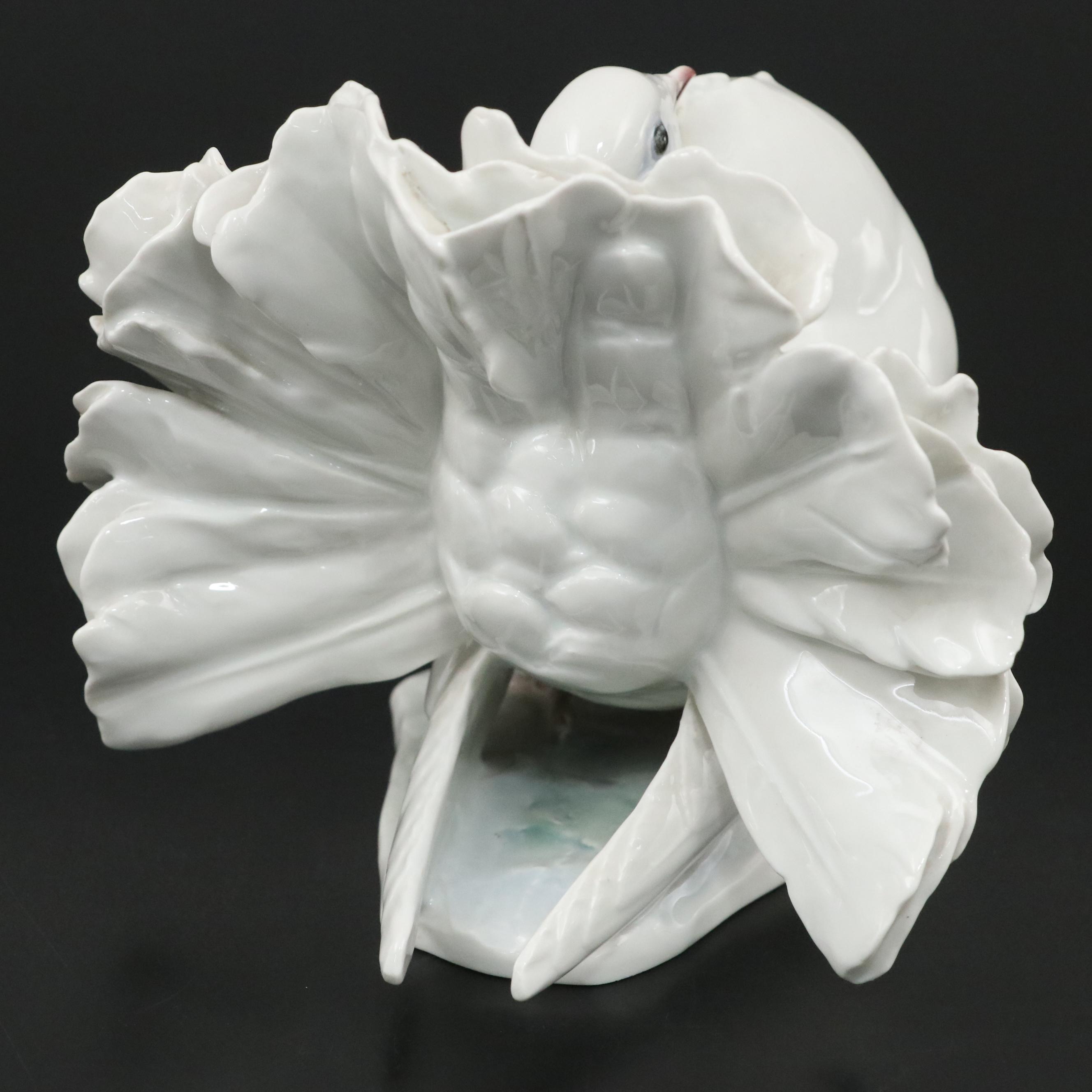 Fritz Heidenreich for Rosenthal White Dove Porcelain Figurine