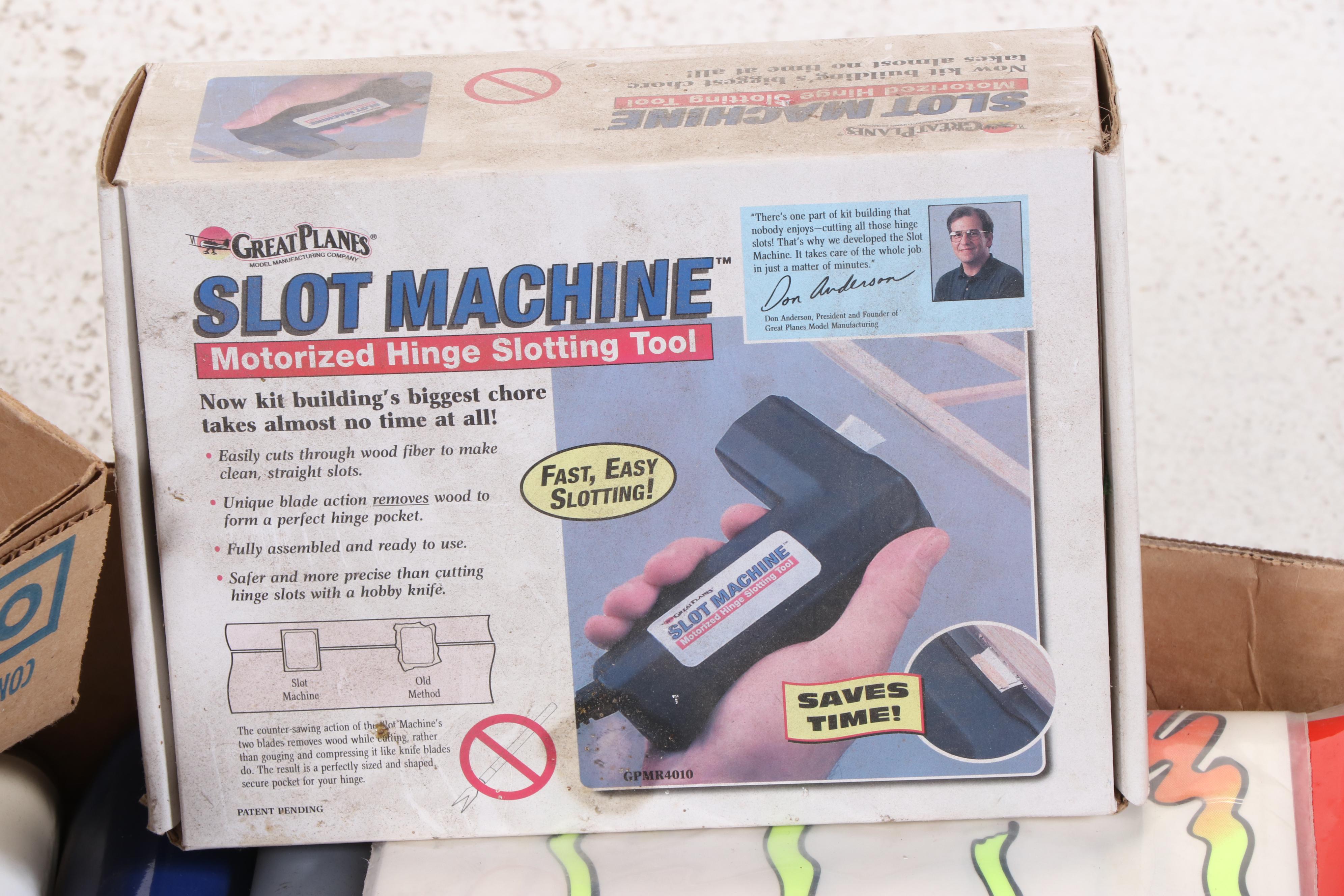 Saito Partial Build Balsa Wood Hobby Airplane with Drill Master Heat Gun, More