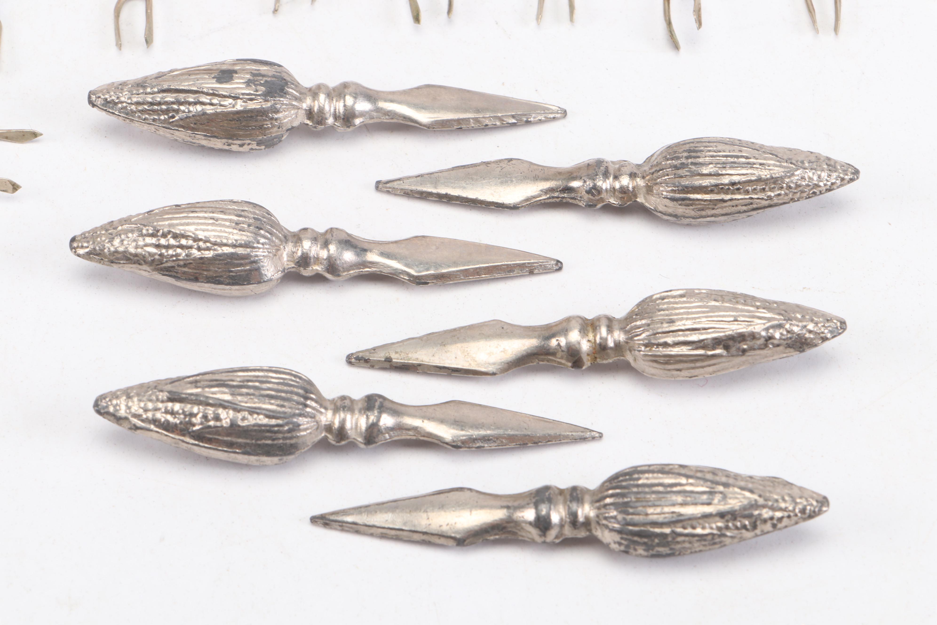 Abalone Articulated Fish Bottle Opener with Cocktail Skewers and Corn Holders