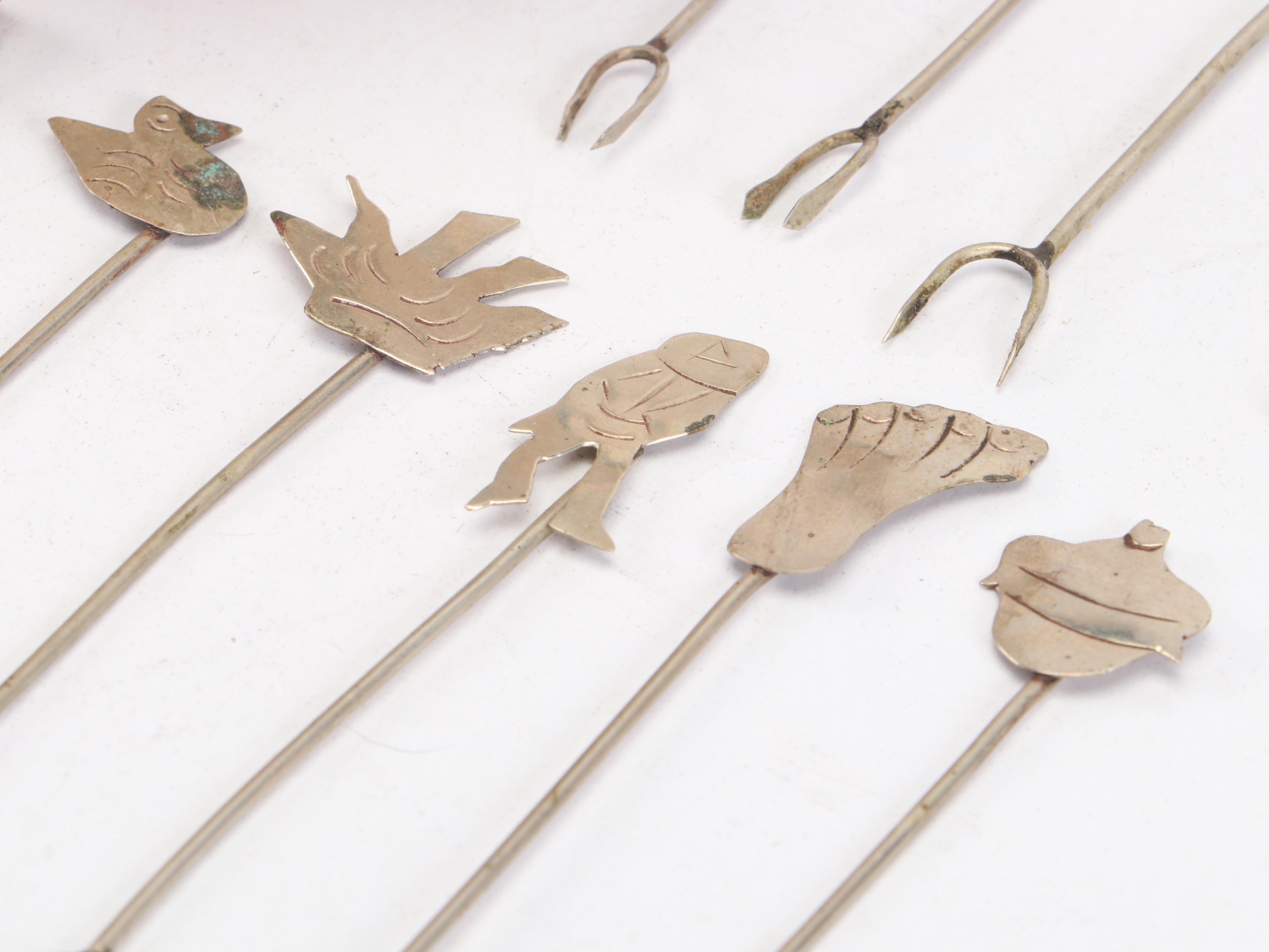 Abalone Articulated Fish Bottle Opener with Cocktail Skewers and Corn Holders