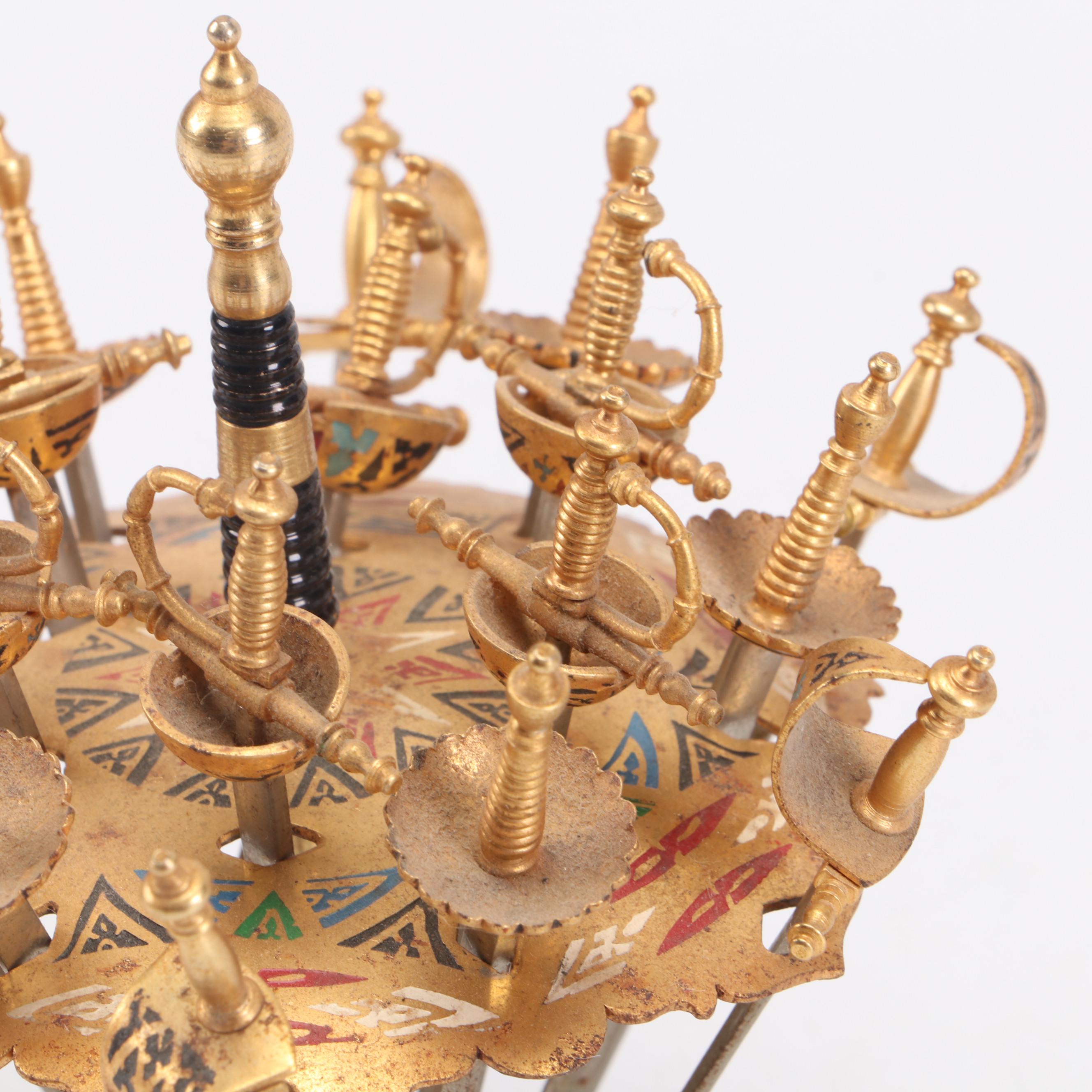 Abalone Articulated Fish Bottle Opener with Cocktail Skewers and Corn Holders