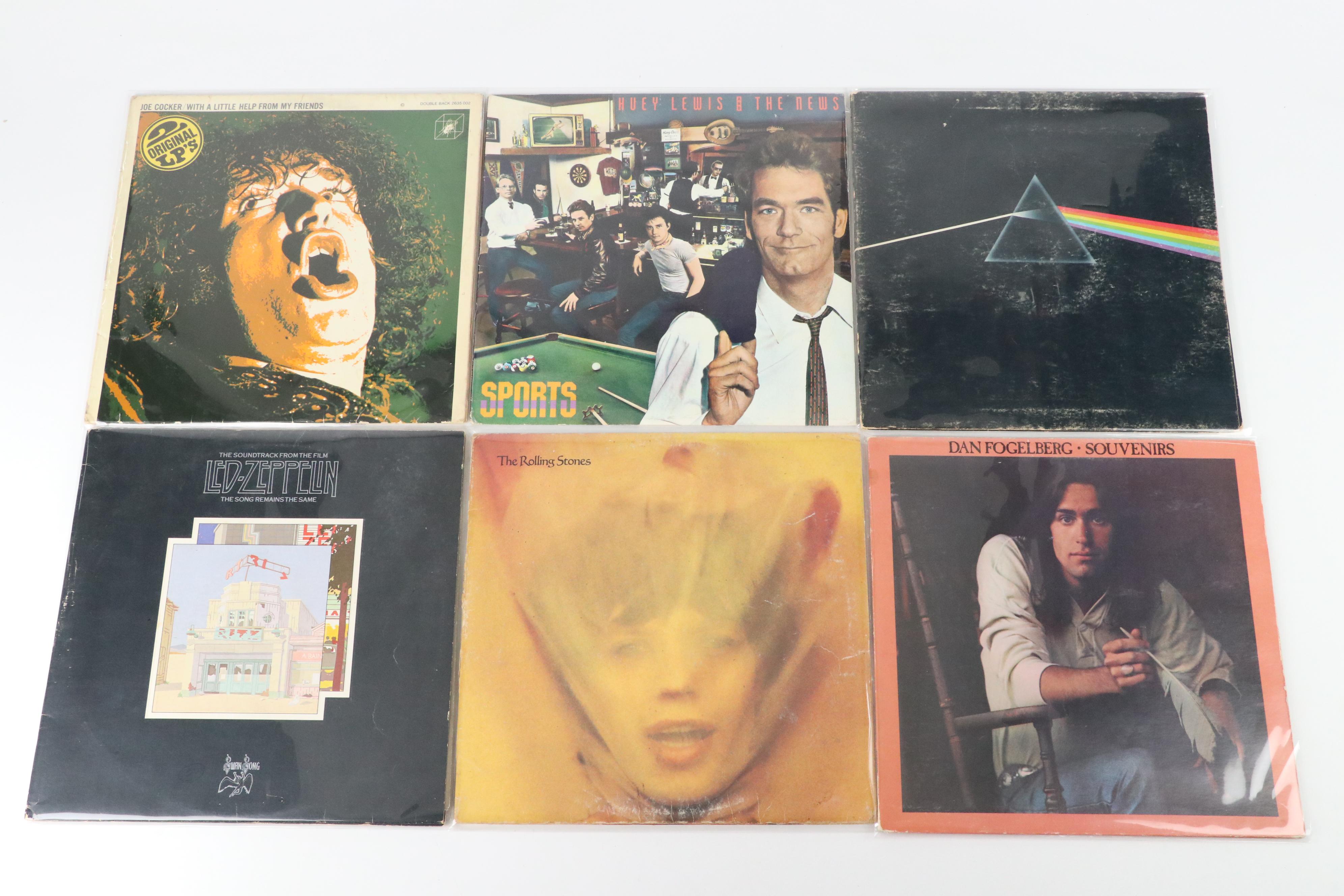 Pink Floyd, Led Zeppelin, Peter Frampton, Joe Cocker and More Record Albums