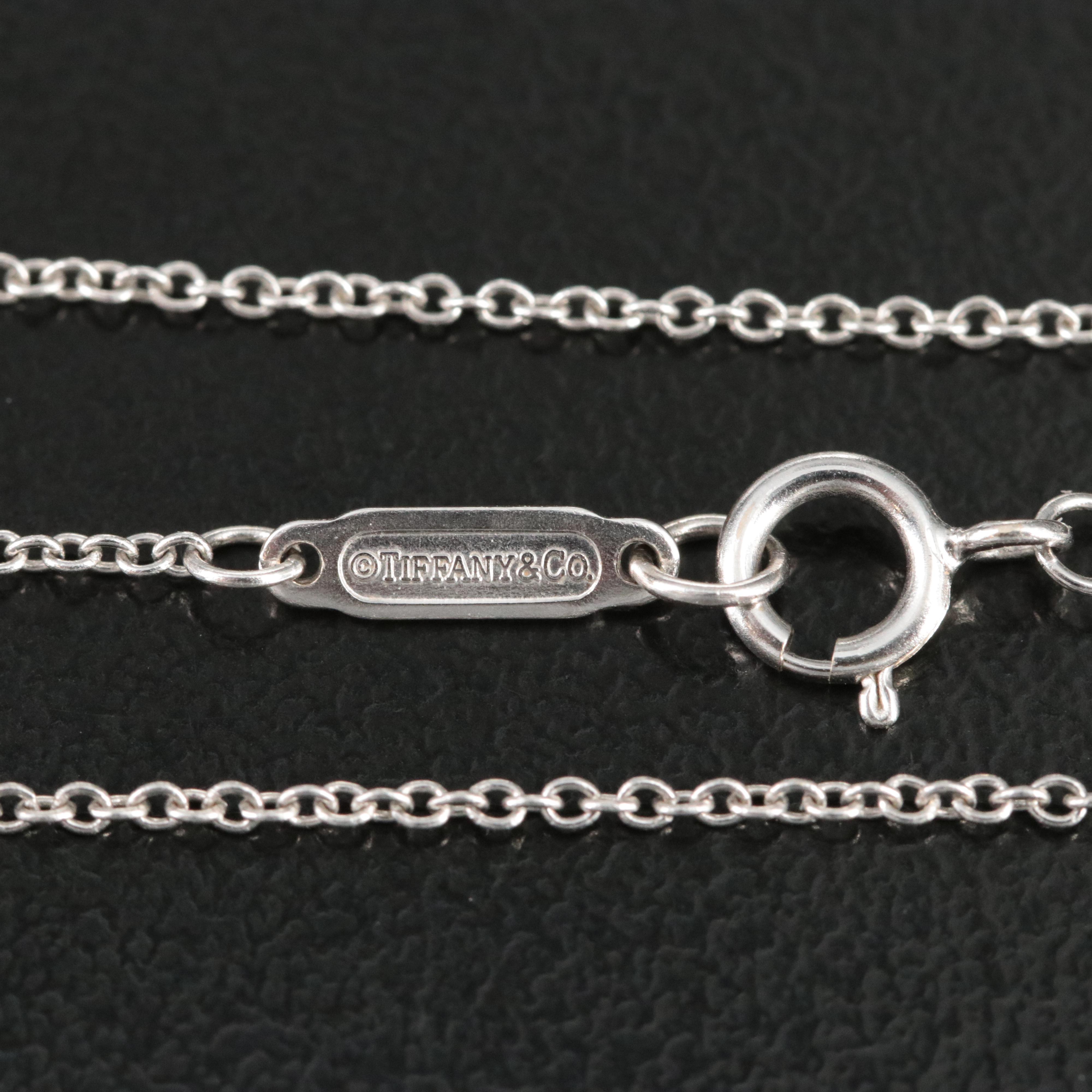 Tiffany & Co. 18K Diamond Heart Necklace