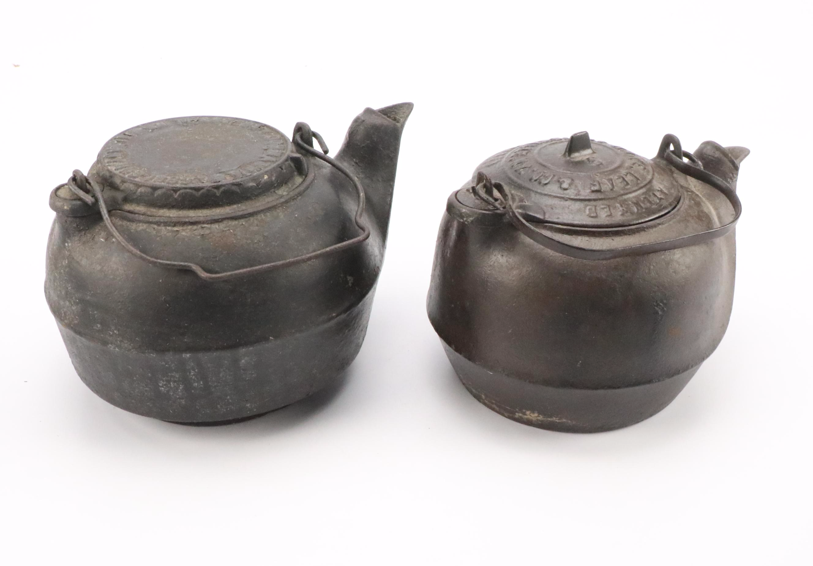 Hare, Leaf, & Co with Cast Iron Kettle, Gate Cast, Cannon Tools and Cookware