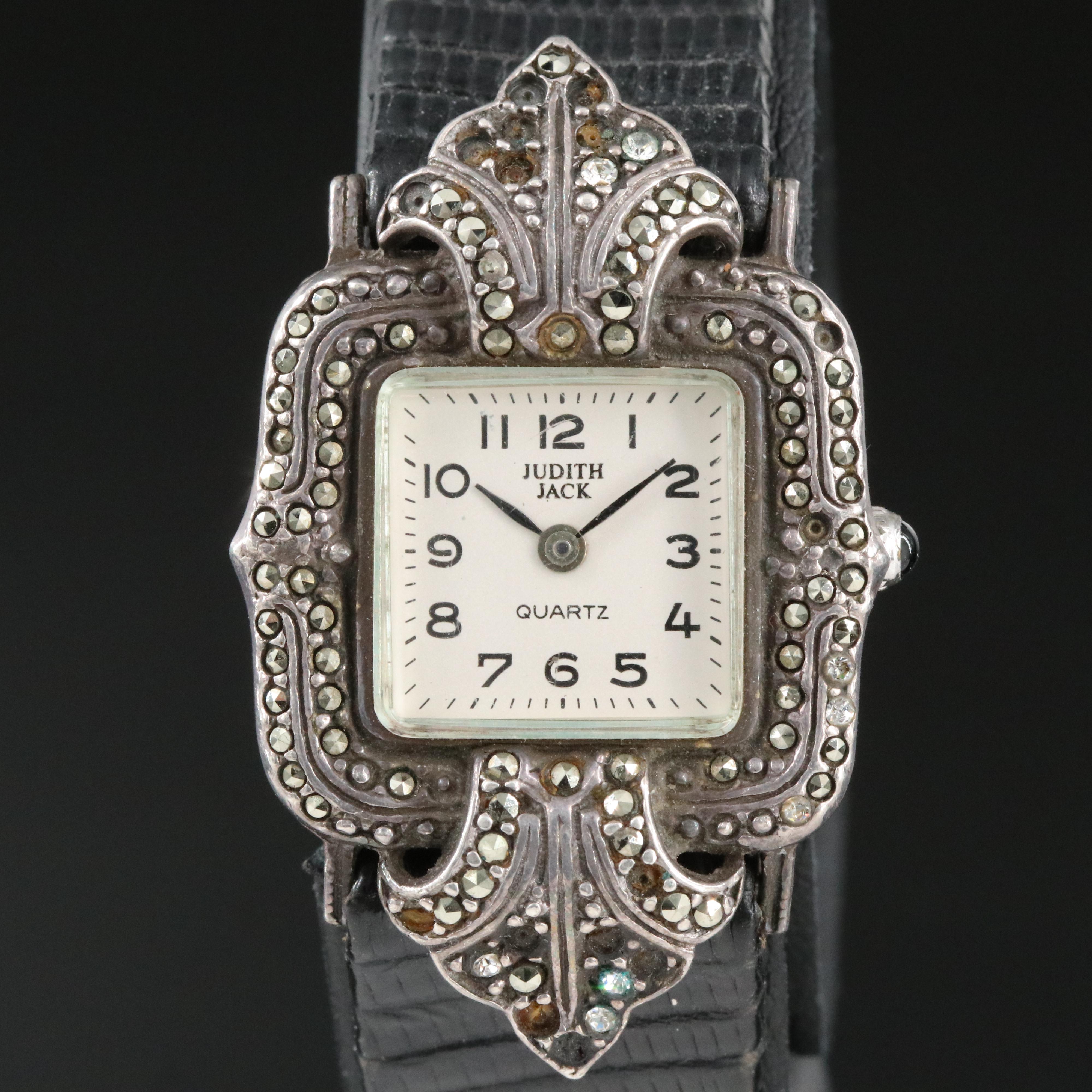 Judith Jack Sterling Quartz Watch