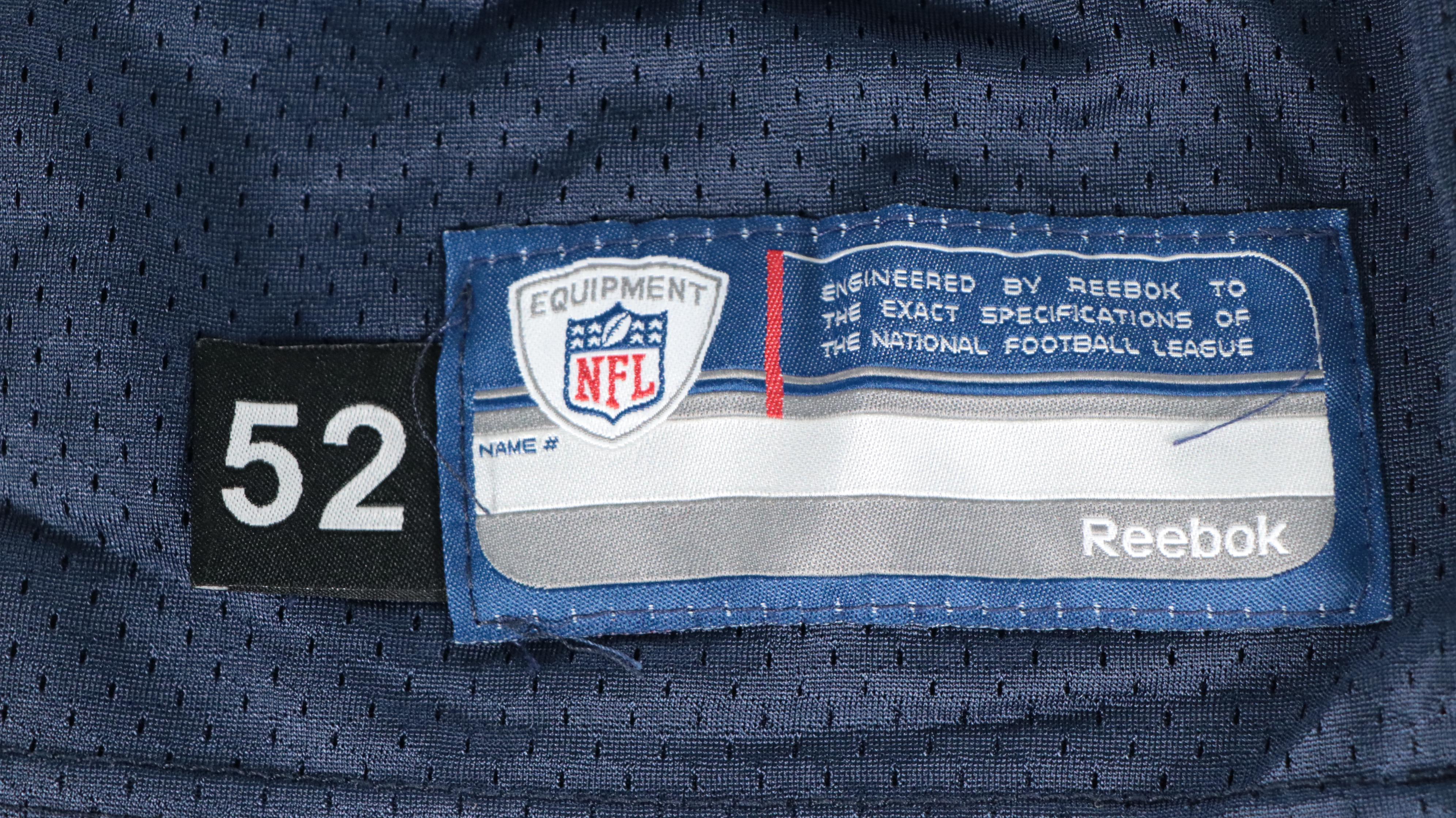 Marcus Stroud Game Worn and Signed Buffalo Bills Reebok Football Jersey