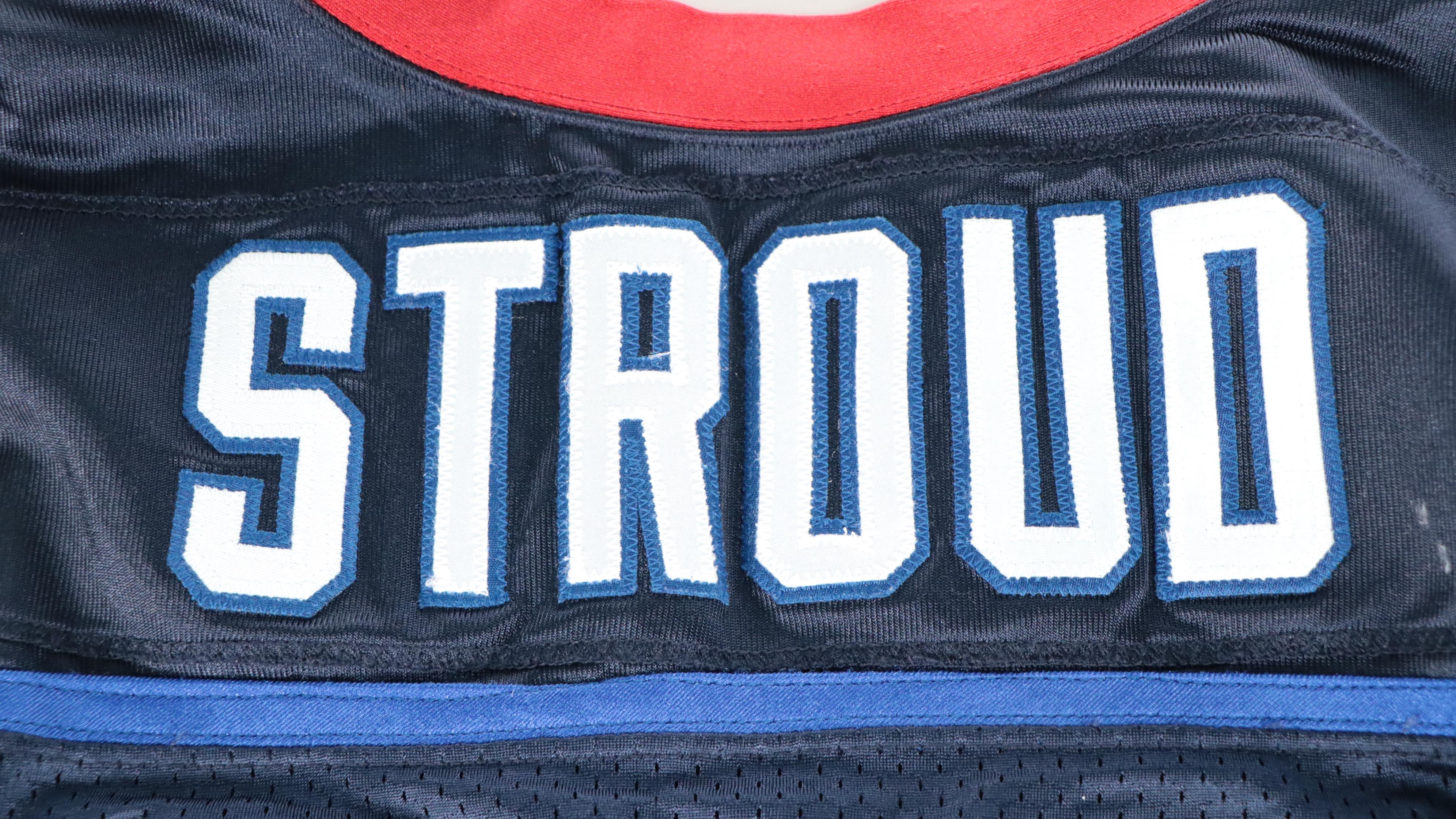 Marcus Stroud Game Worn and Signed Buffalo Bills Reebok Football Jersey