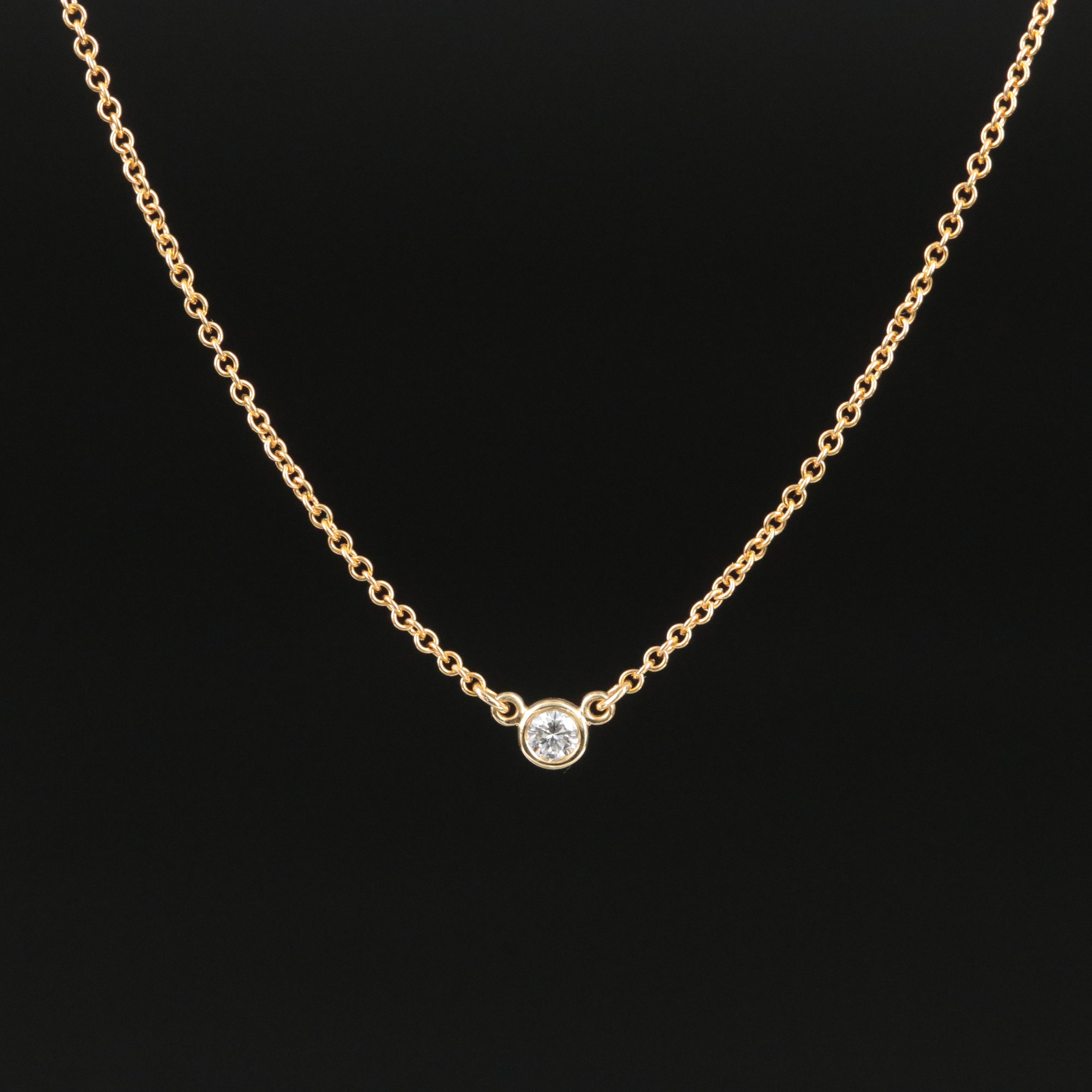 Elsa Peretti for Tiffany & Co. Diamonds by the Yard 18K Diamond Necklace