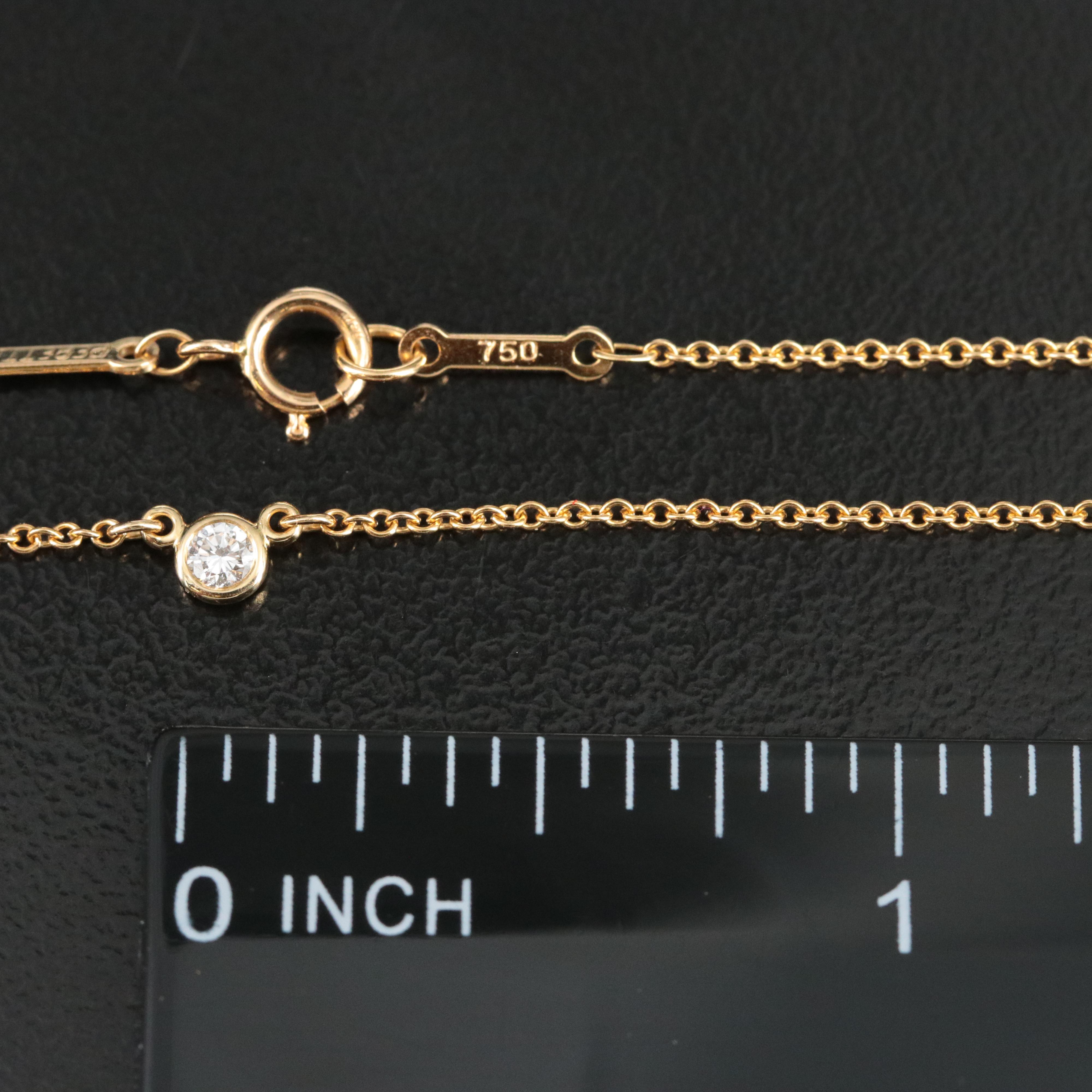 Elsa Peretti for Tiffany & Co. Diamonds by the Yard 18K Diamond Necklace