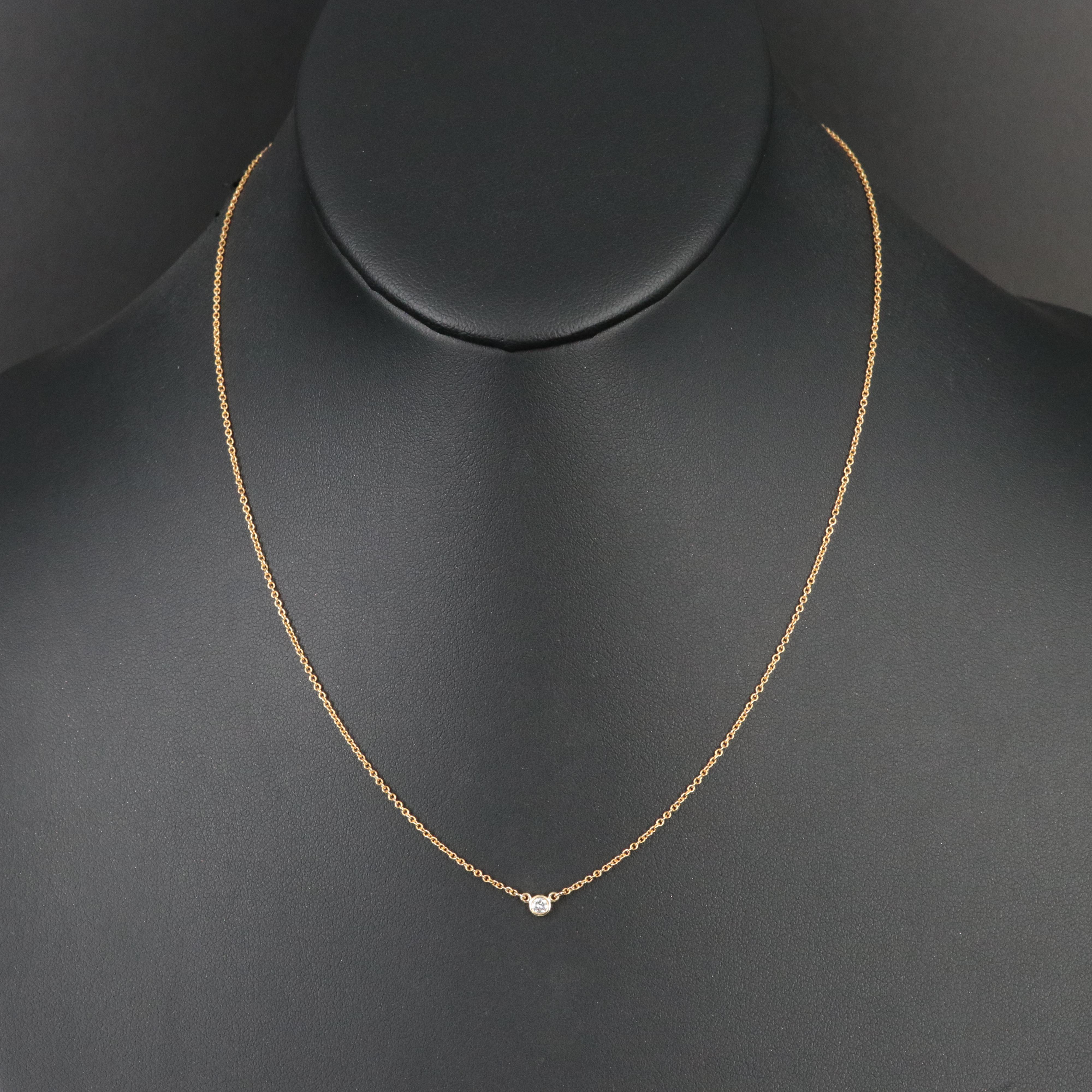 Elsa Peretti for Tiffany & Co. Diamonds by the Yard 18K Diamond Necklace