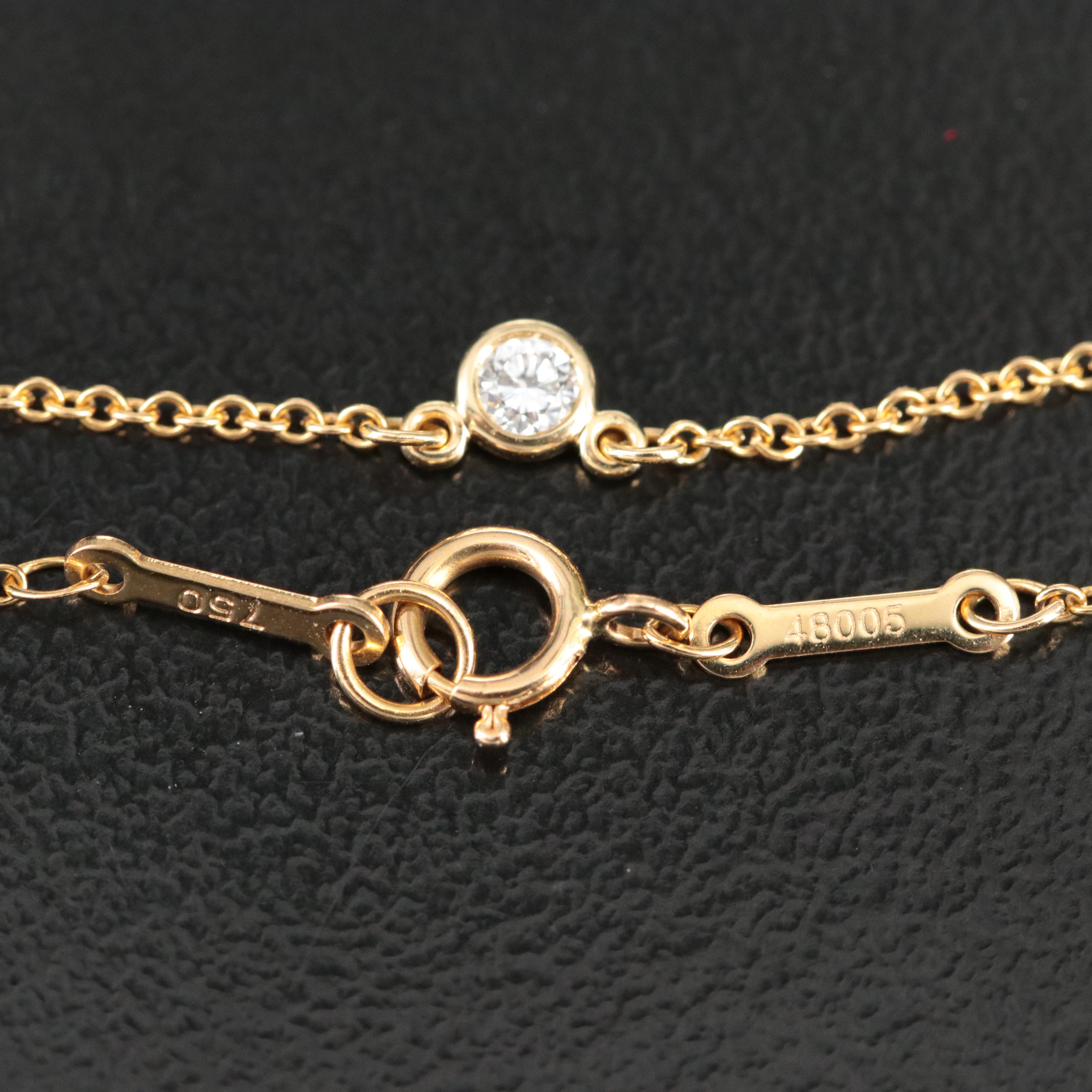 Elsa Peretti for Tiffany & Co. Diamonds by the Yard 18K Diamond Necklace