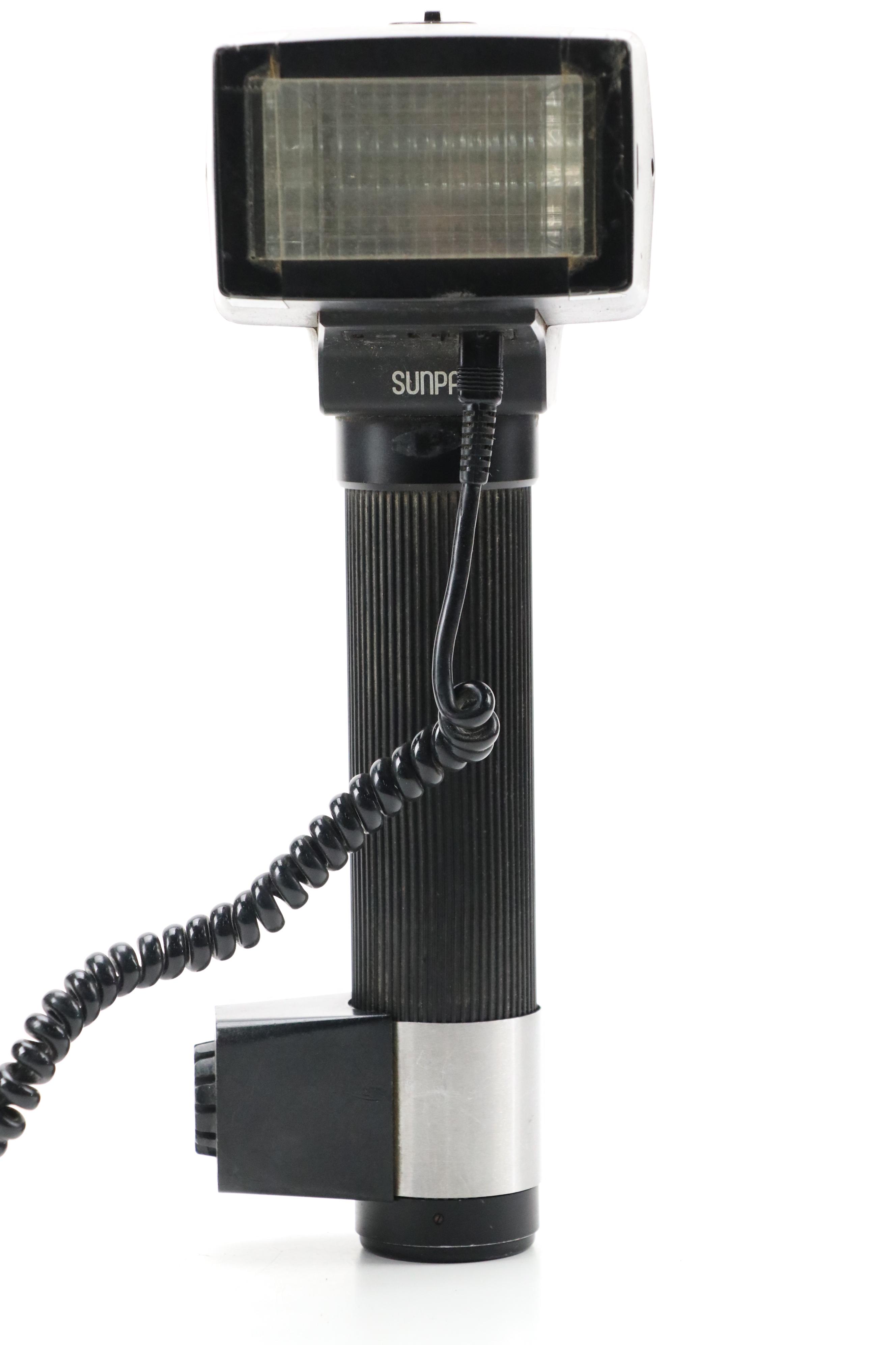 Mamiya C330 Twin Lens Camera with Sunpak Auto611 Thyristor Flash and More