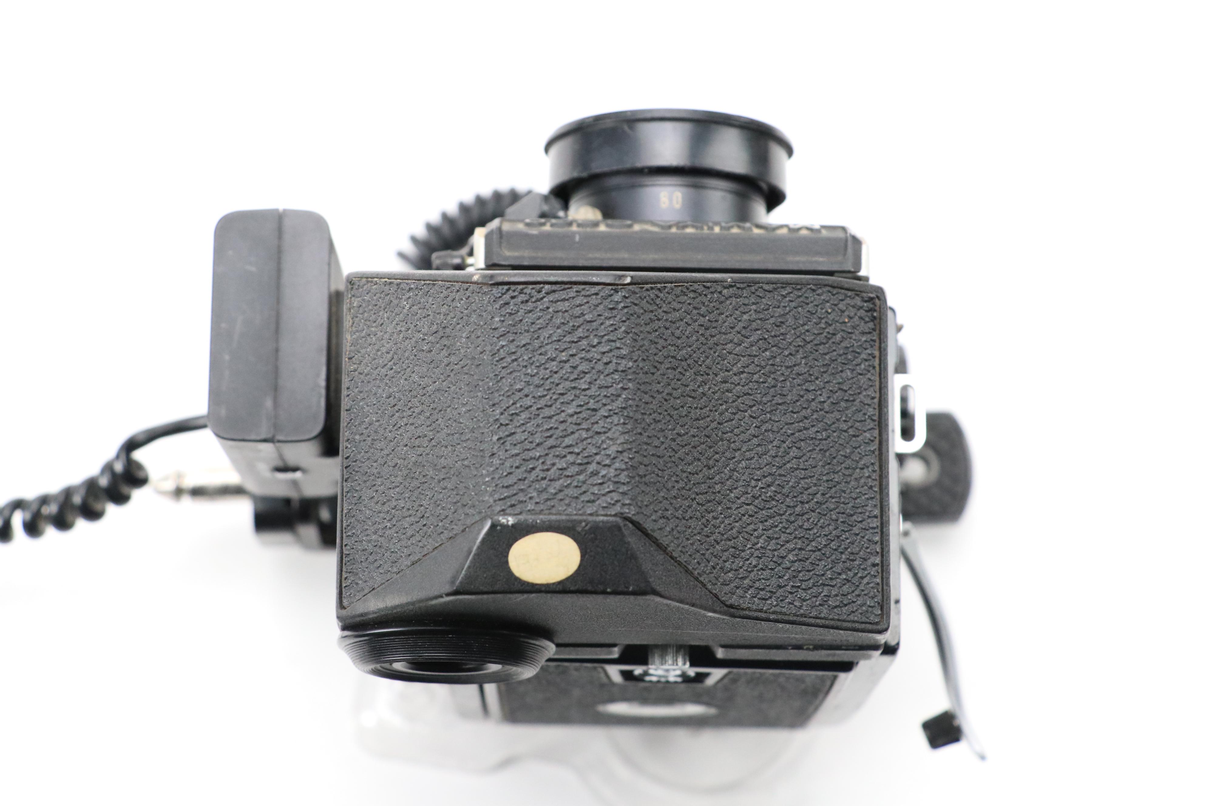 Mamiya C330 Twin Lens Camera with Sunpak Auto611 Thyristor Flash and More