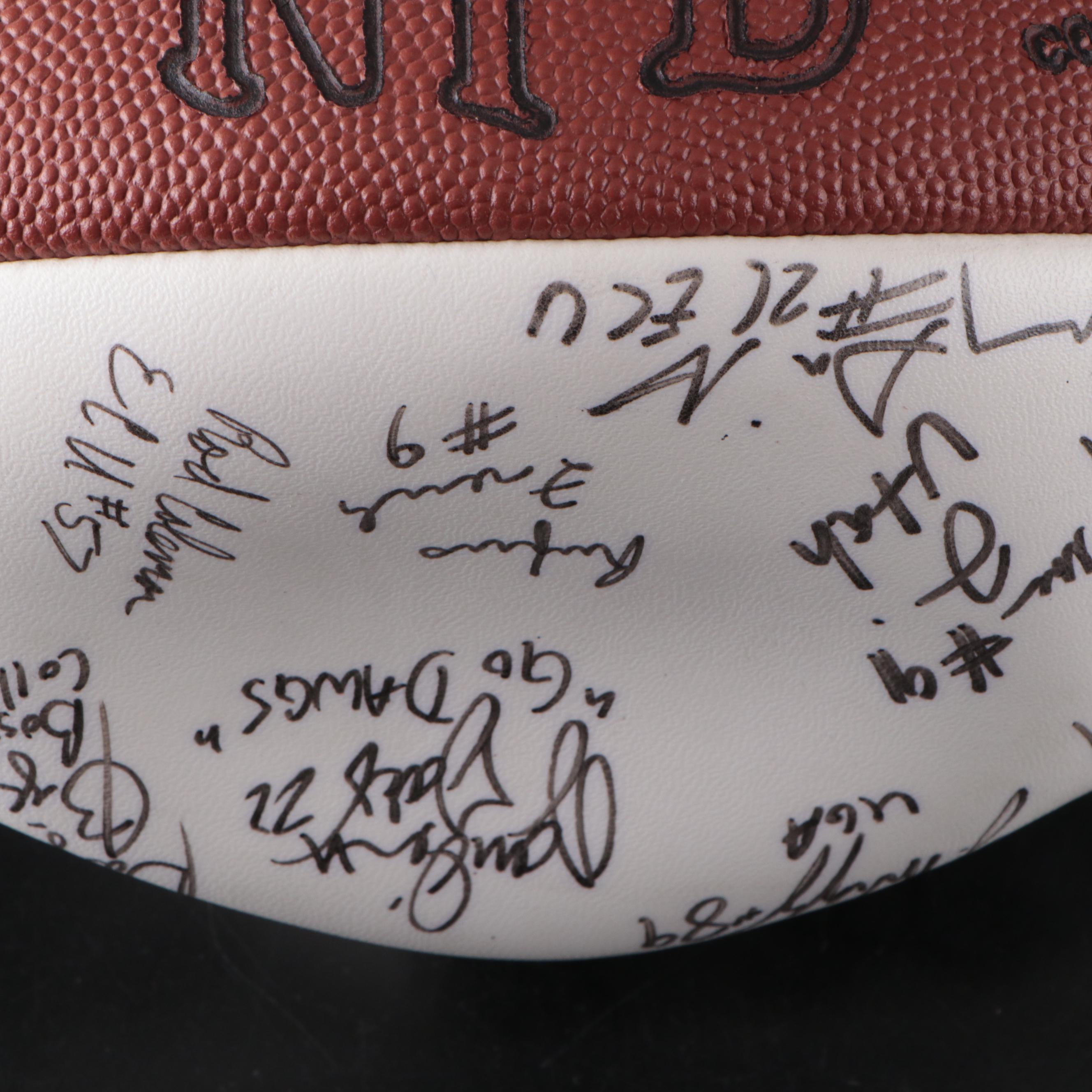 1999 NFL Draft Class Signed Wilson Football Featuring Champ Bailey and More