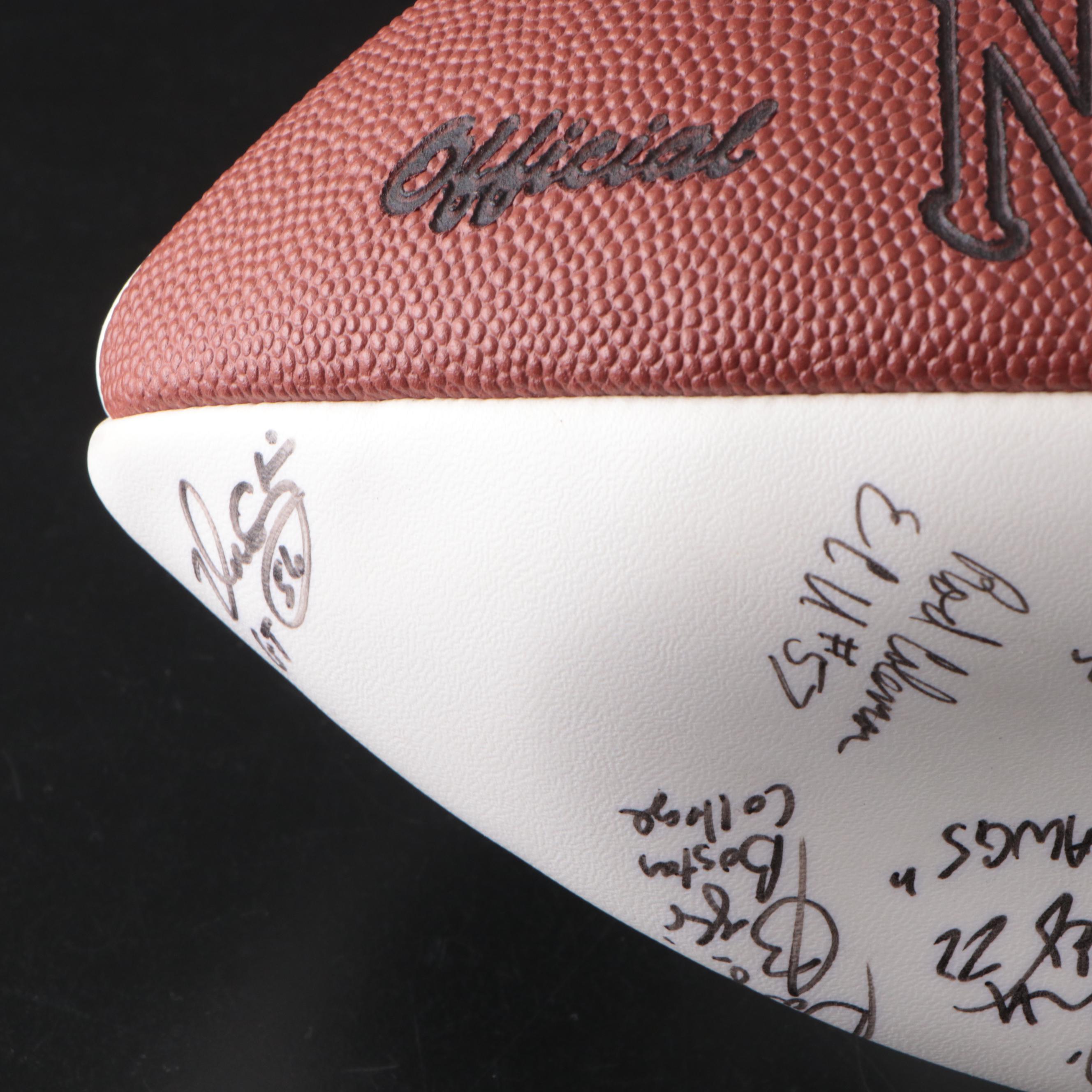 1999 NFL Draft Class Signed Wilson Football Featuring Champ Bailey and More