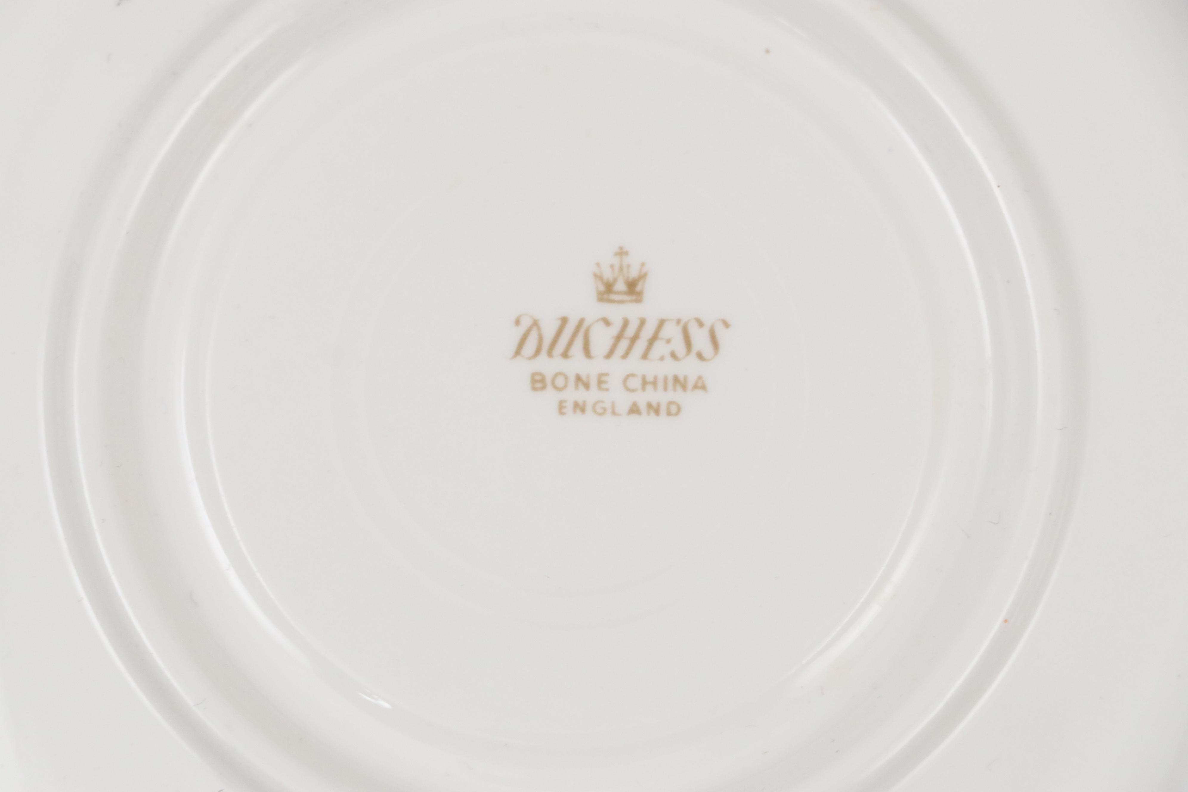 Radnor Bone China Flower Bouquet with Other Teacups and Saucers