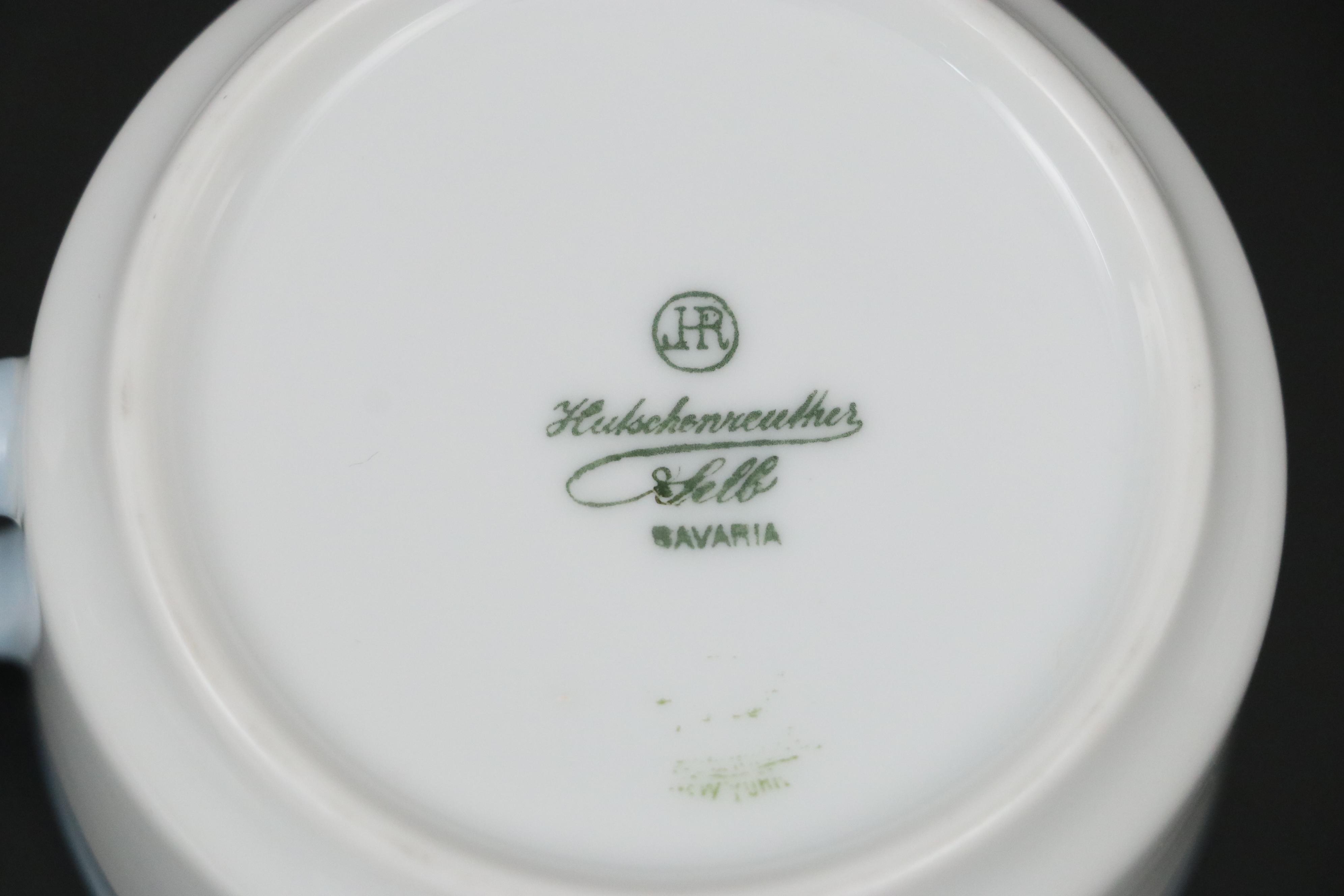 Radnor Bone China Flower Bouquet with Other Teacups and Saucers