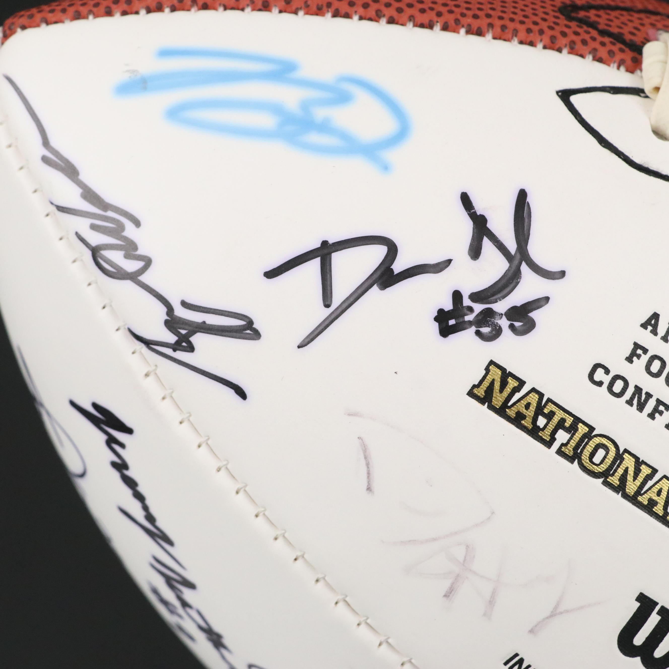 2008 Draft Class Signed Wilson NFL Football Featuring Danny Amendola and More