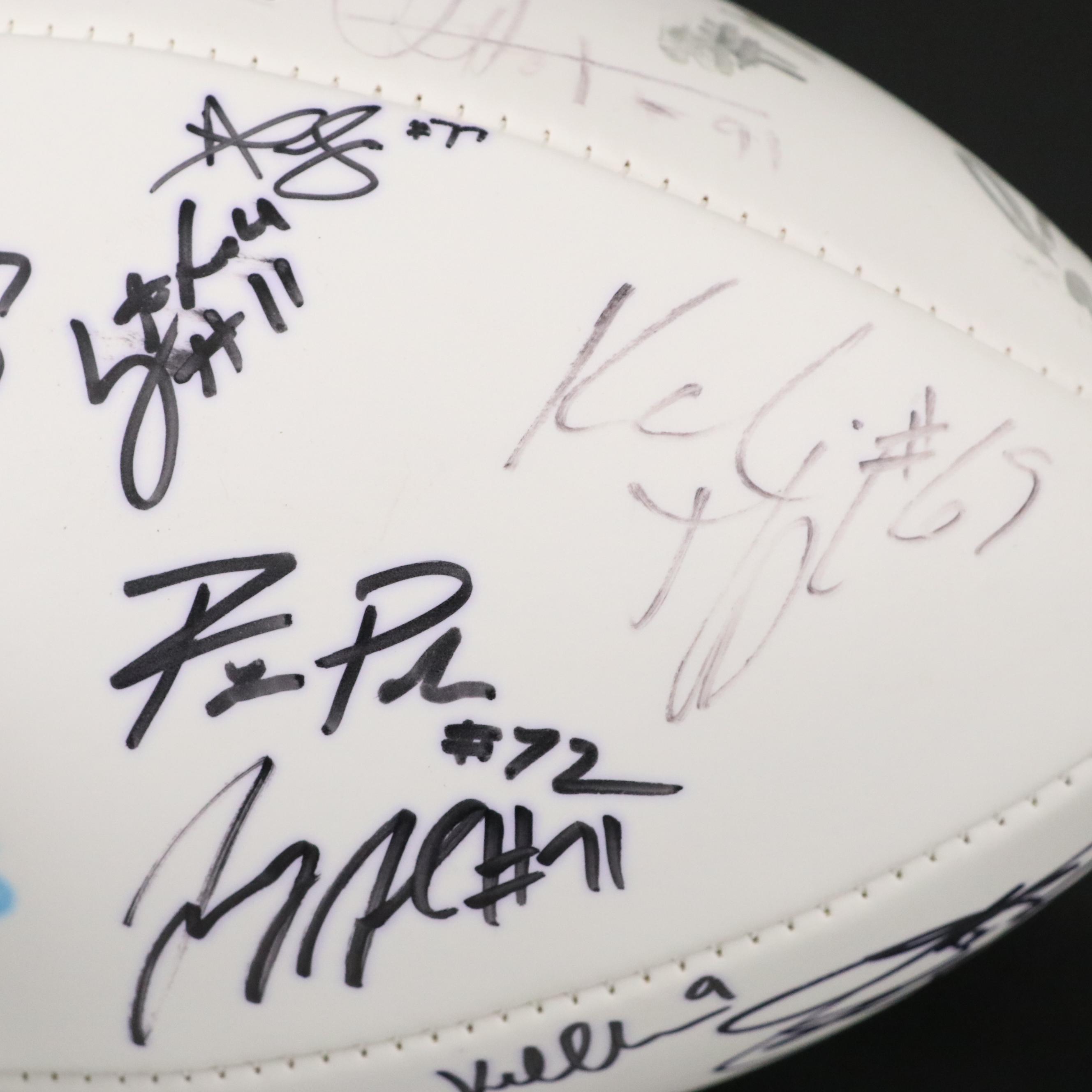 2008 Draft Class Signed Wilson NFL Football Featuring Danny Amendola and More