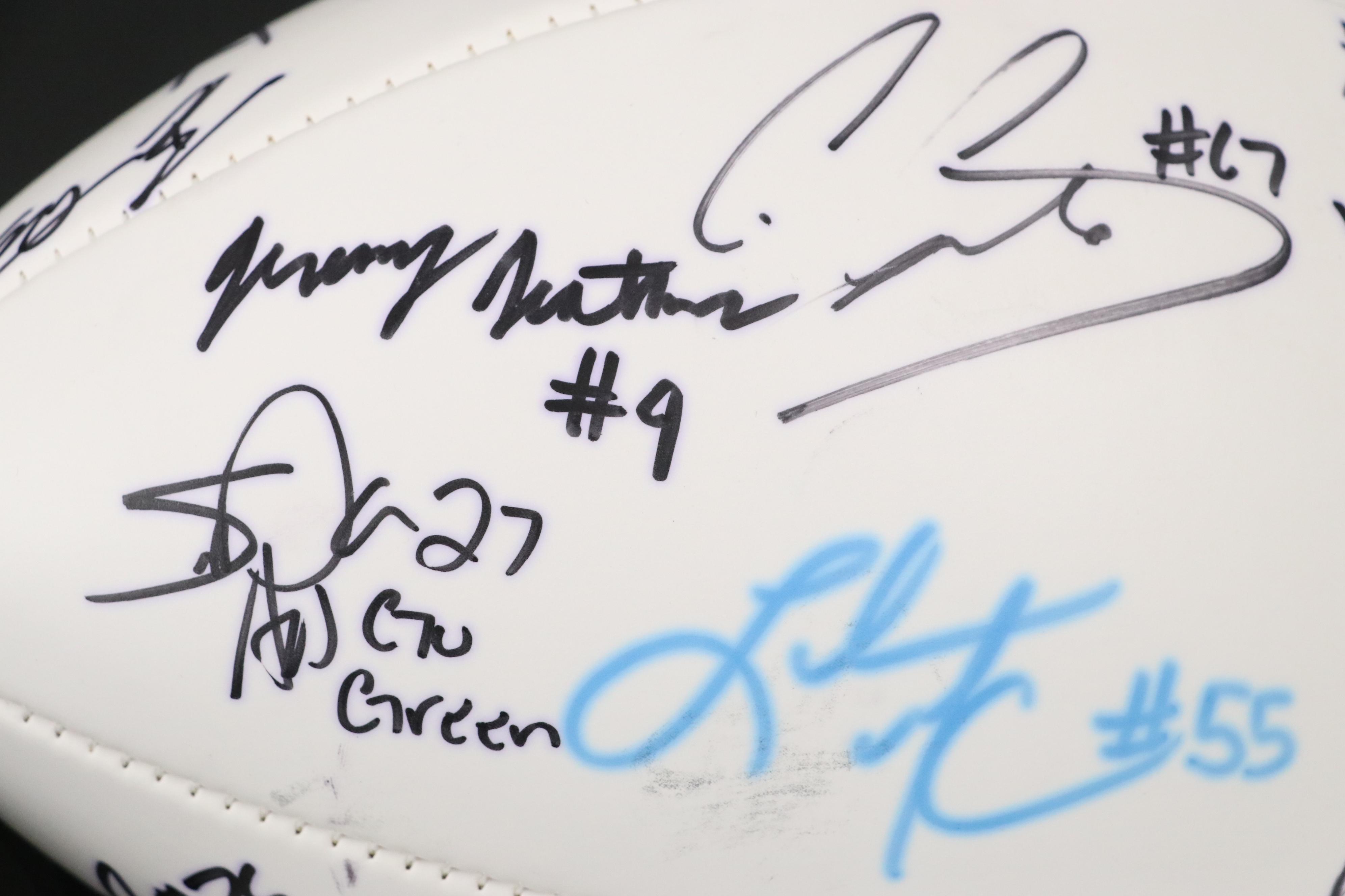 2008 Draft Class Signed Wilson NFL Football Featuring Danny Amendola and More