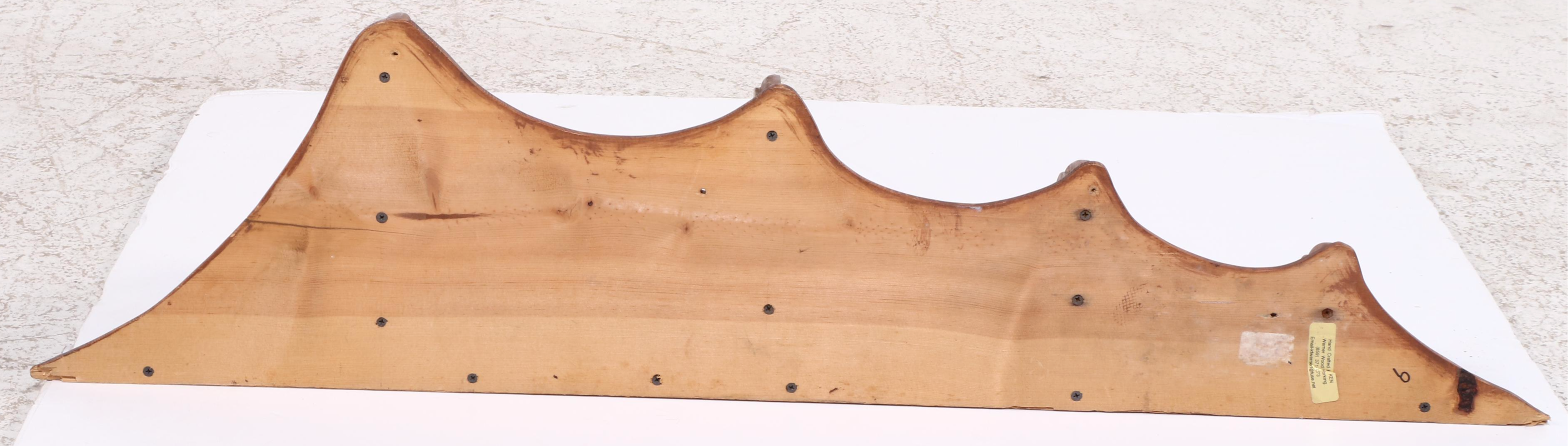 Ken Werner Wood Working Federal Style Pine Graduated Corner Hanging Shelf