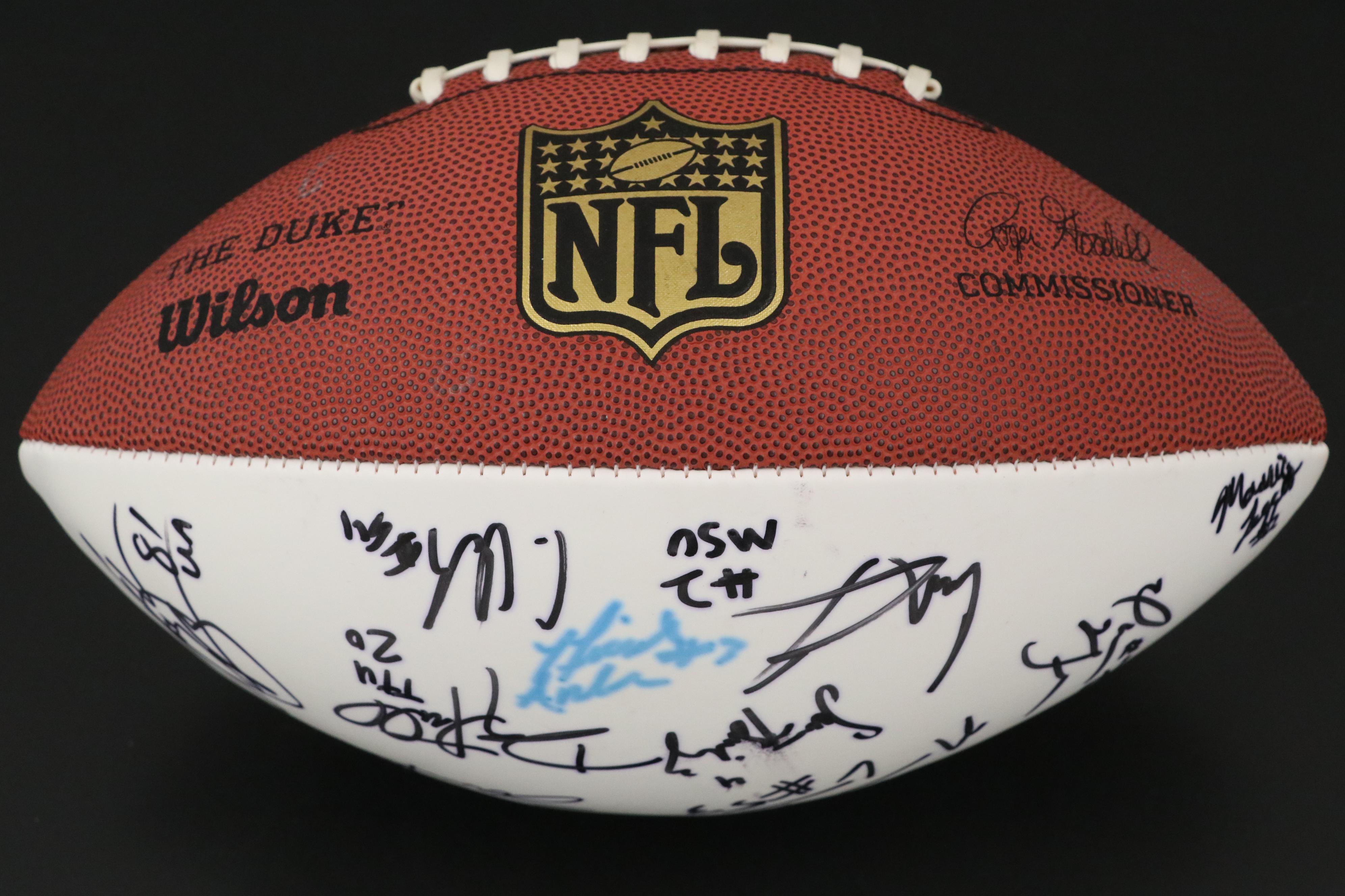 2008 Draft Class Signed Wilson NFL Football Featuring Danny Amendola and More